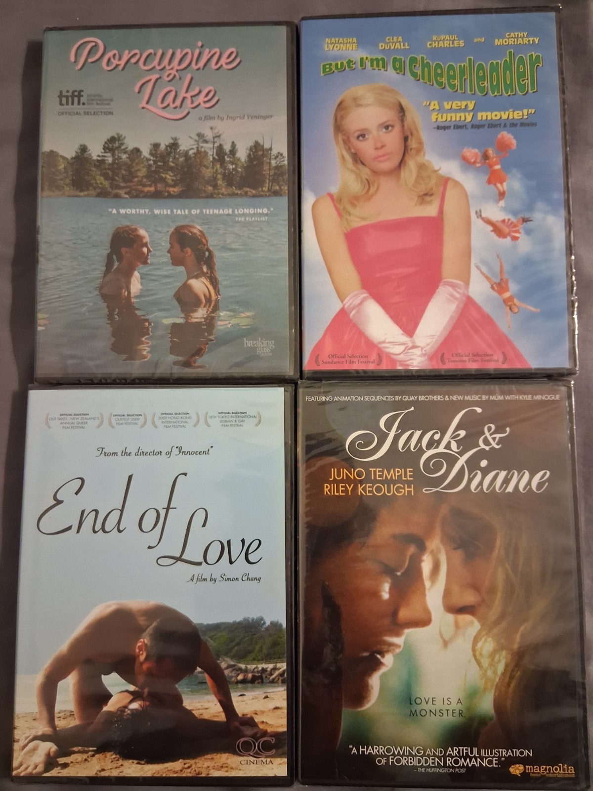 Porcupine Lake and 3 Other LBGTQ+ Films – Brand New DVDs Riley Keough