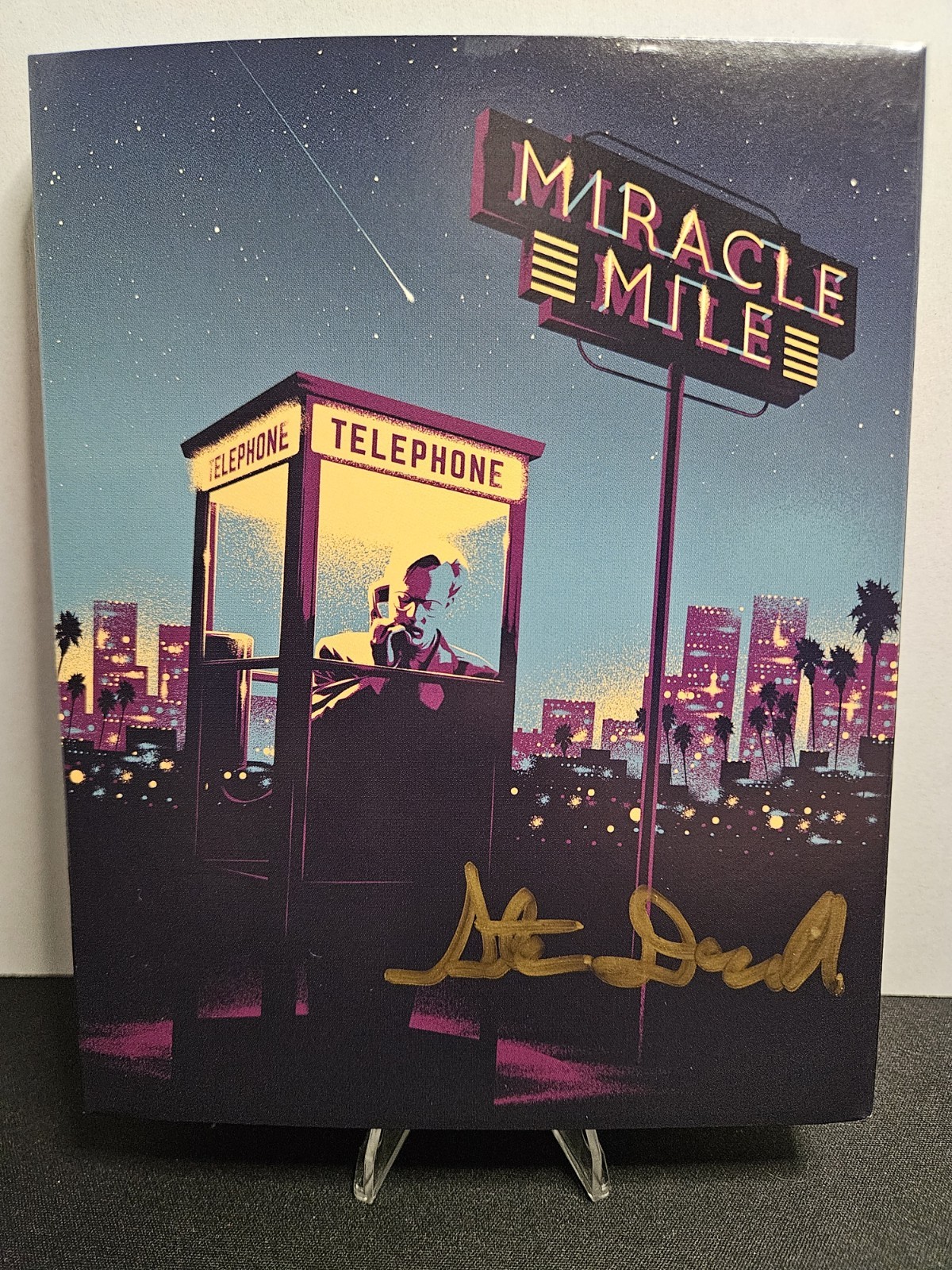 Miracle Mile Blu Ray DVD Auto By Writer/Director Steve De Jarnatt COA Real Deal
