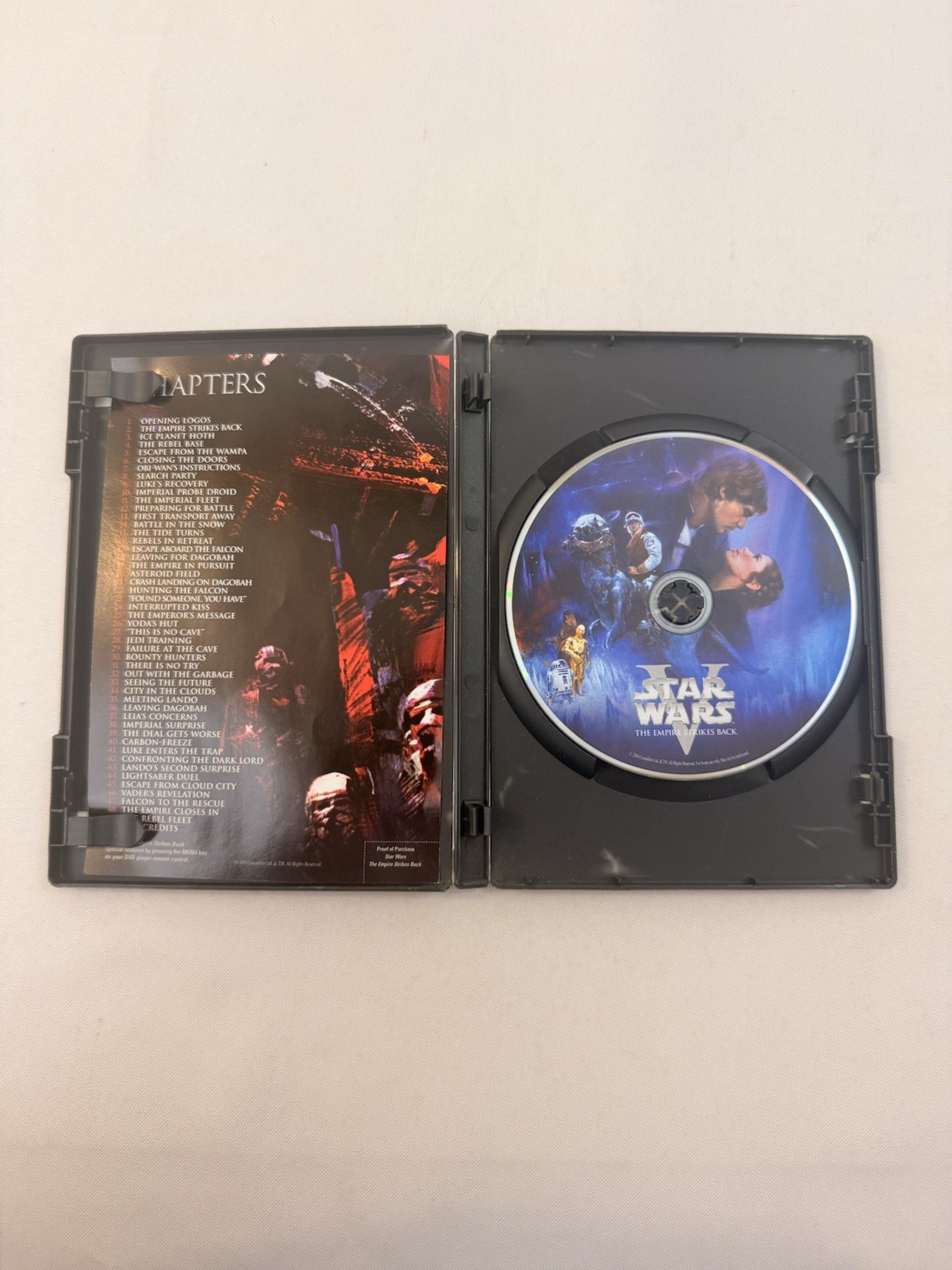 Star Wars The Empire Strikes Back DVD Widescreen Digitally Mastered Fast Ship