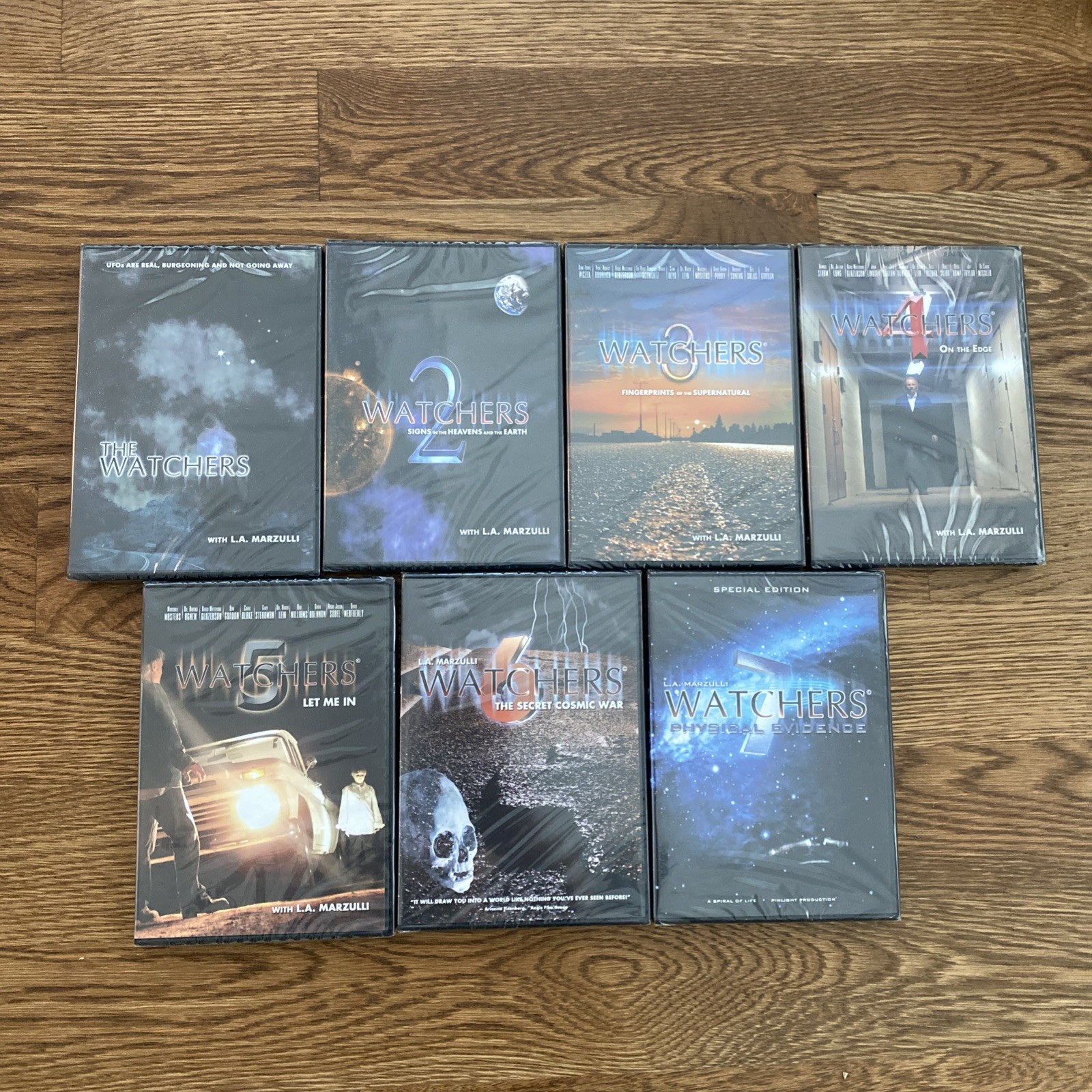 Watchers DVDs 1-7 Marzulli UFOs Aliens Prophecy UAPs Supernatural Nephilim NEW