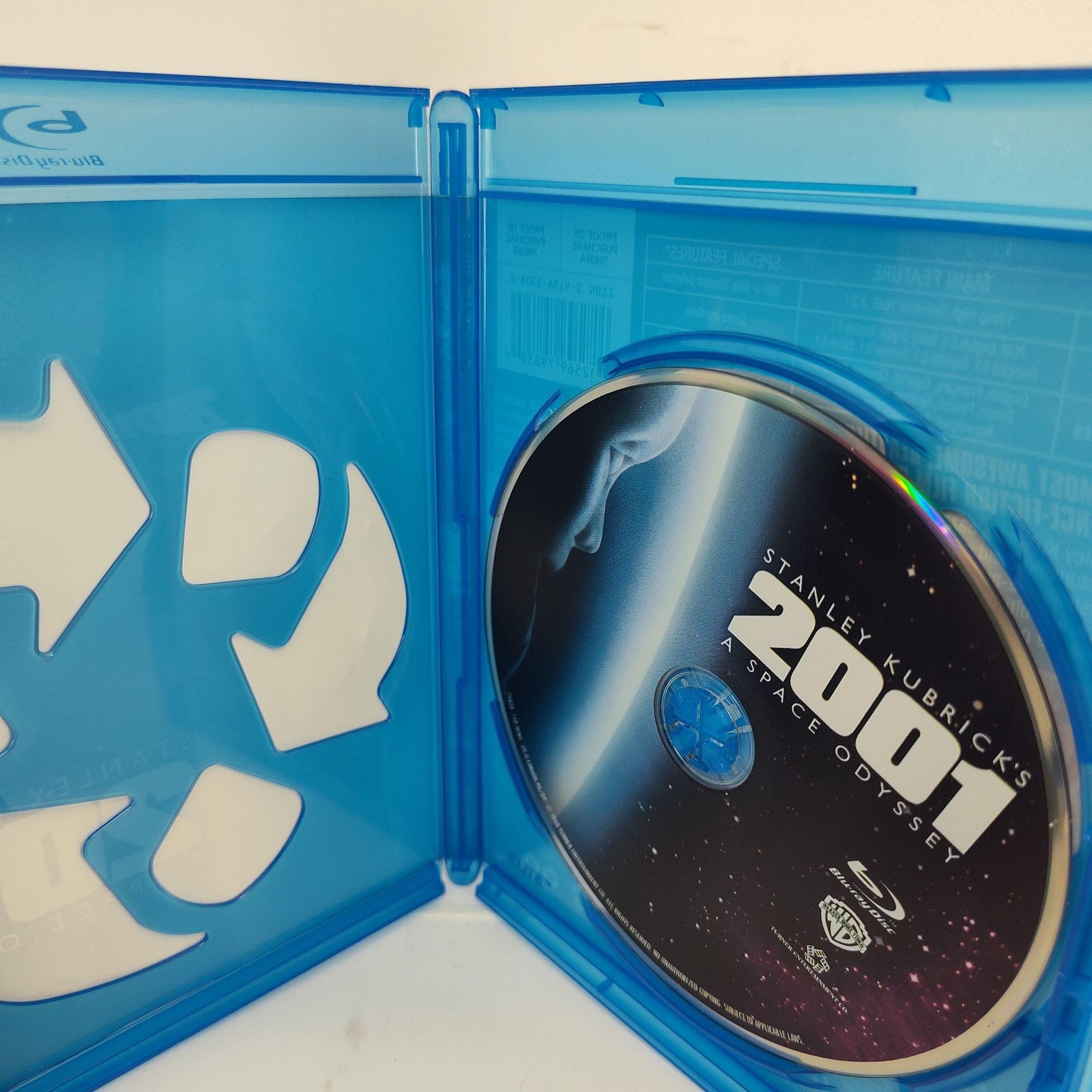 2001 A Space Odyssey Blu-ray 1-Disc Widescreen 1968 Warner Bros Blue Case