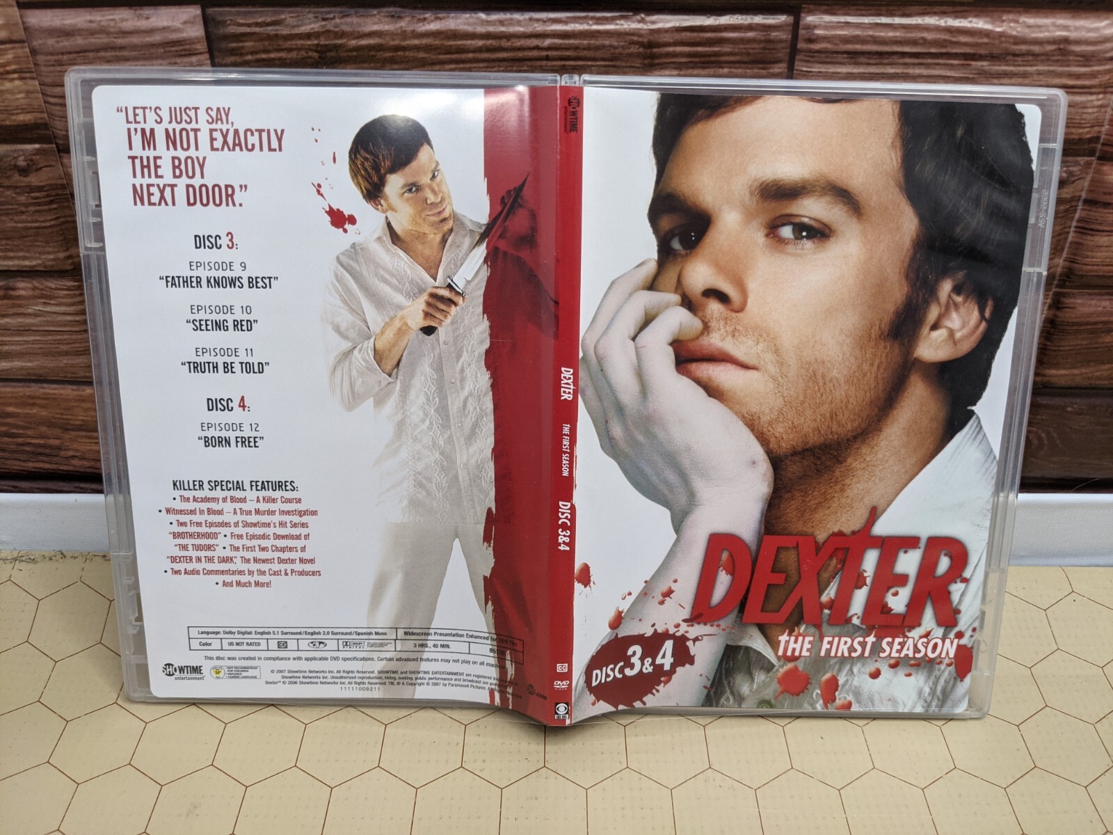 Dexter 3 Season Bundle 1 2 & 3 (DVD 3 Sets 12 DVDs 2007-2009 Showtime Ent)