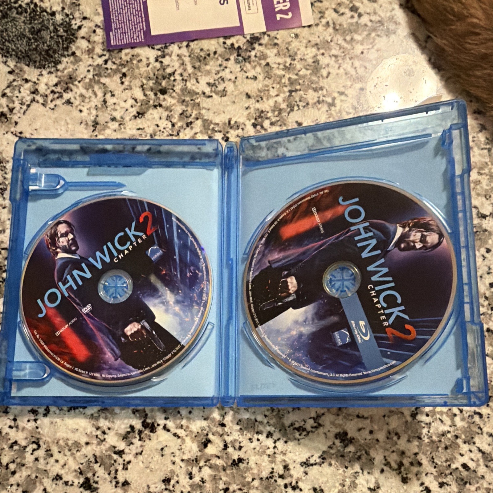 John Wick Chapter 2 Blu-ray Movie John Wick Franchise Keanu Reeves