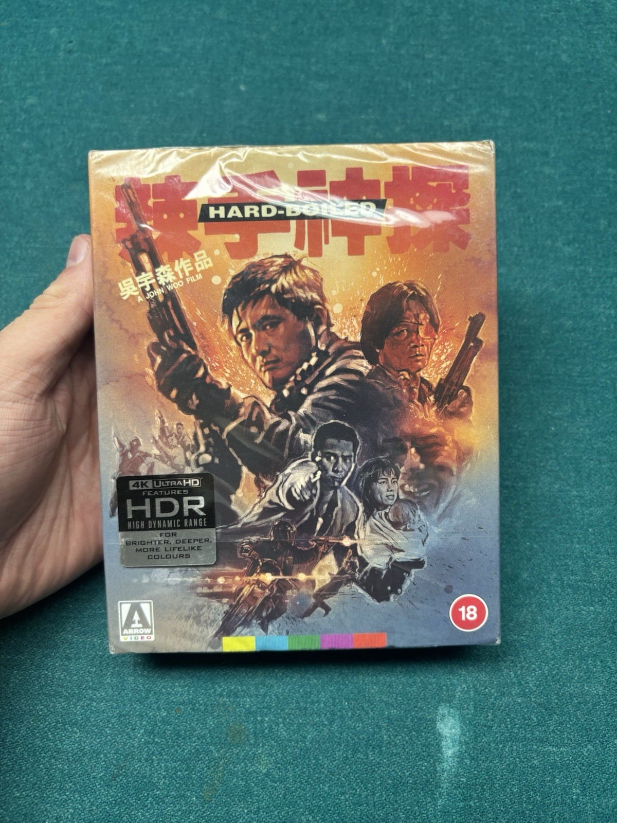 Hard Boiled (1992) Limited Edition 4K UHD Blu-ray Arrow Video UK John Woo OOP!