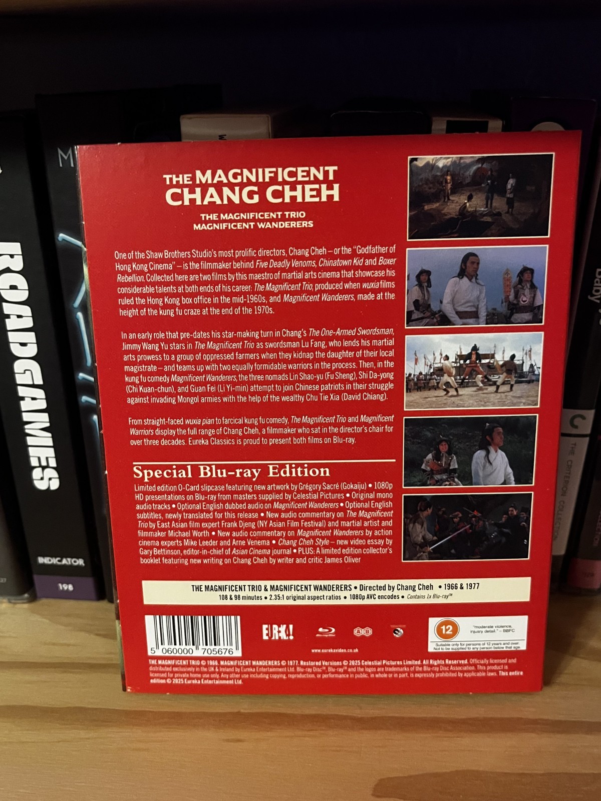 The Magnificent Chang Cheh (Blu-ray, Eureka Films) w/ Slipcover