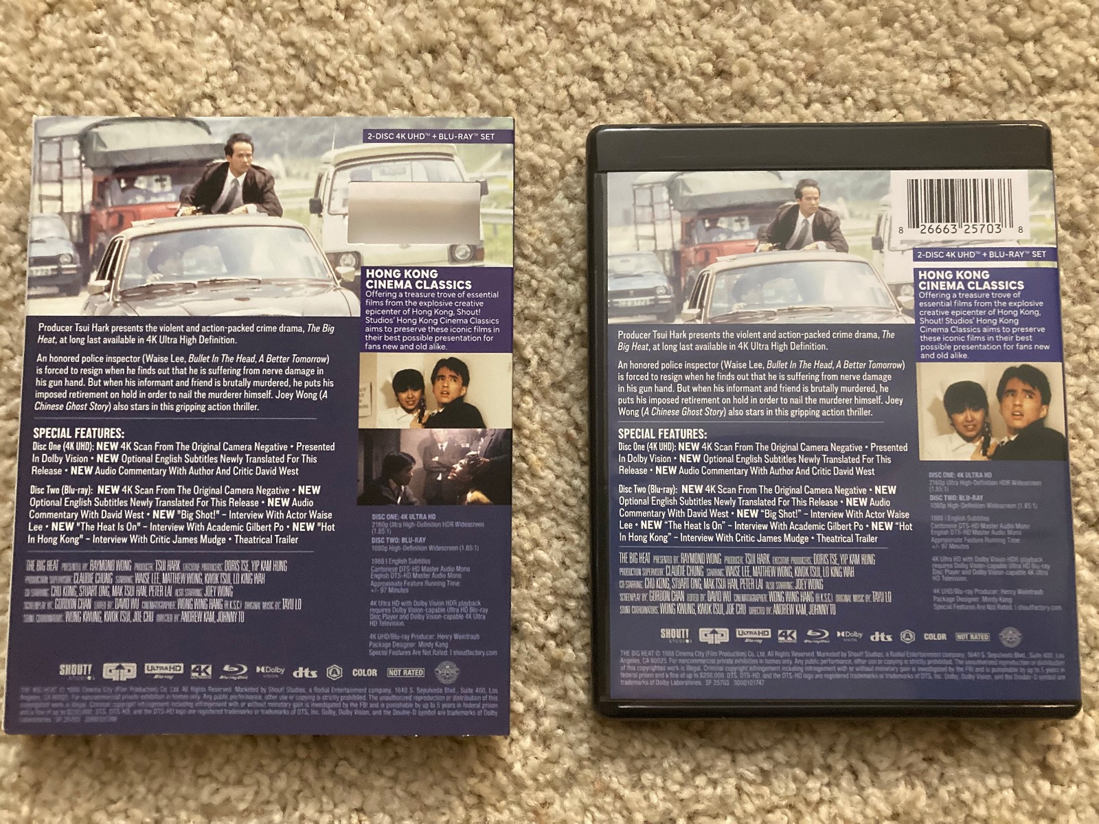 The Big Heat: Shout Factory 2-Disc 4K/Blu-ray Edition (HK Cinema Classics)