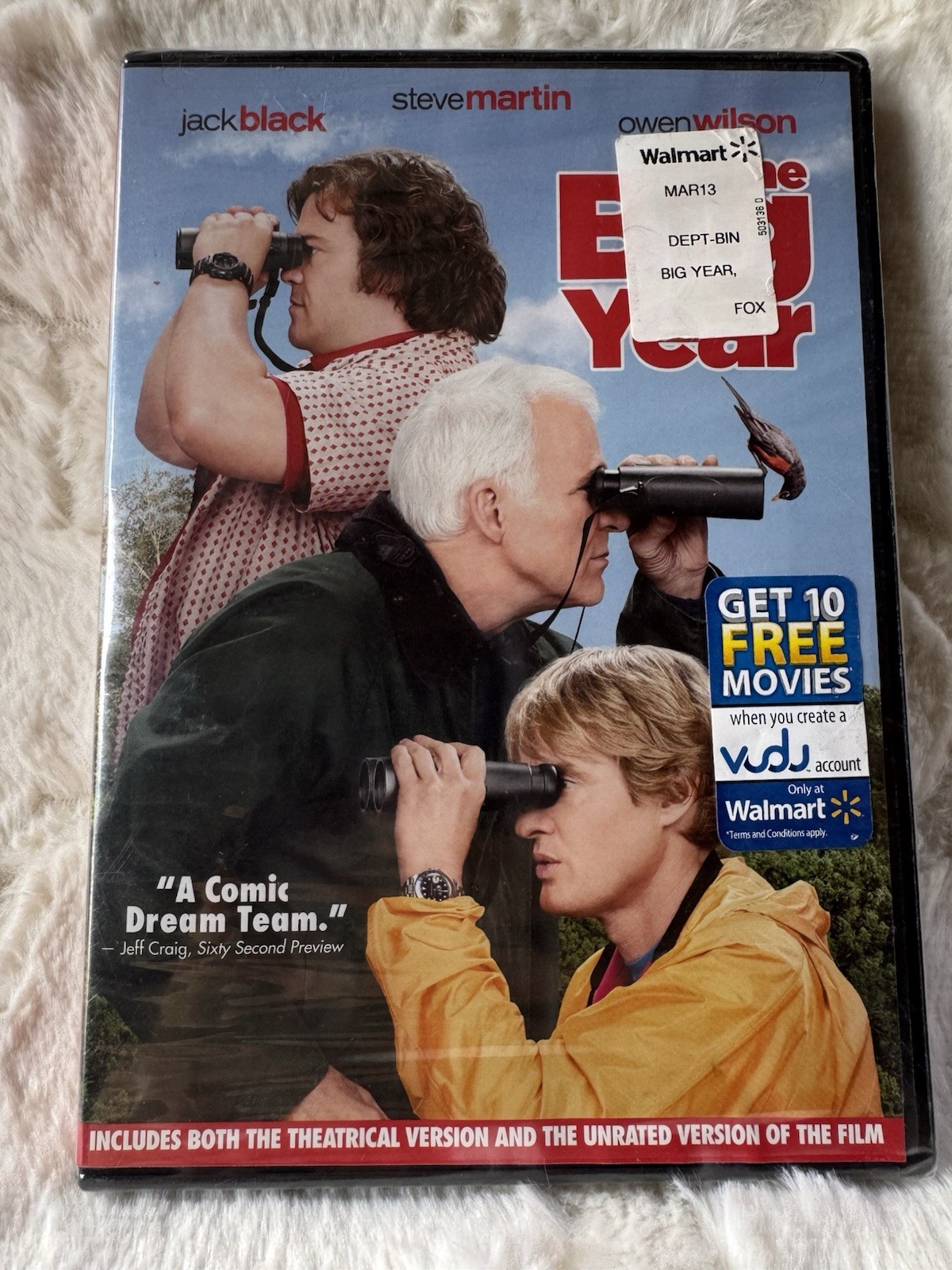 The Big Year (DVD, 2011) Unrated & Theatrical Release NEW