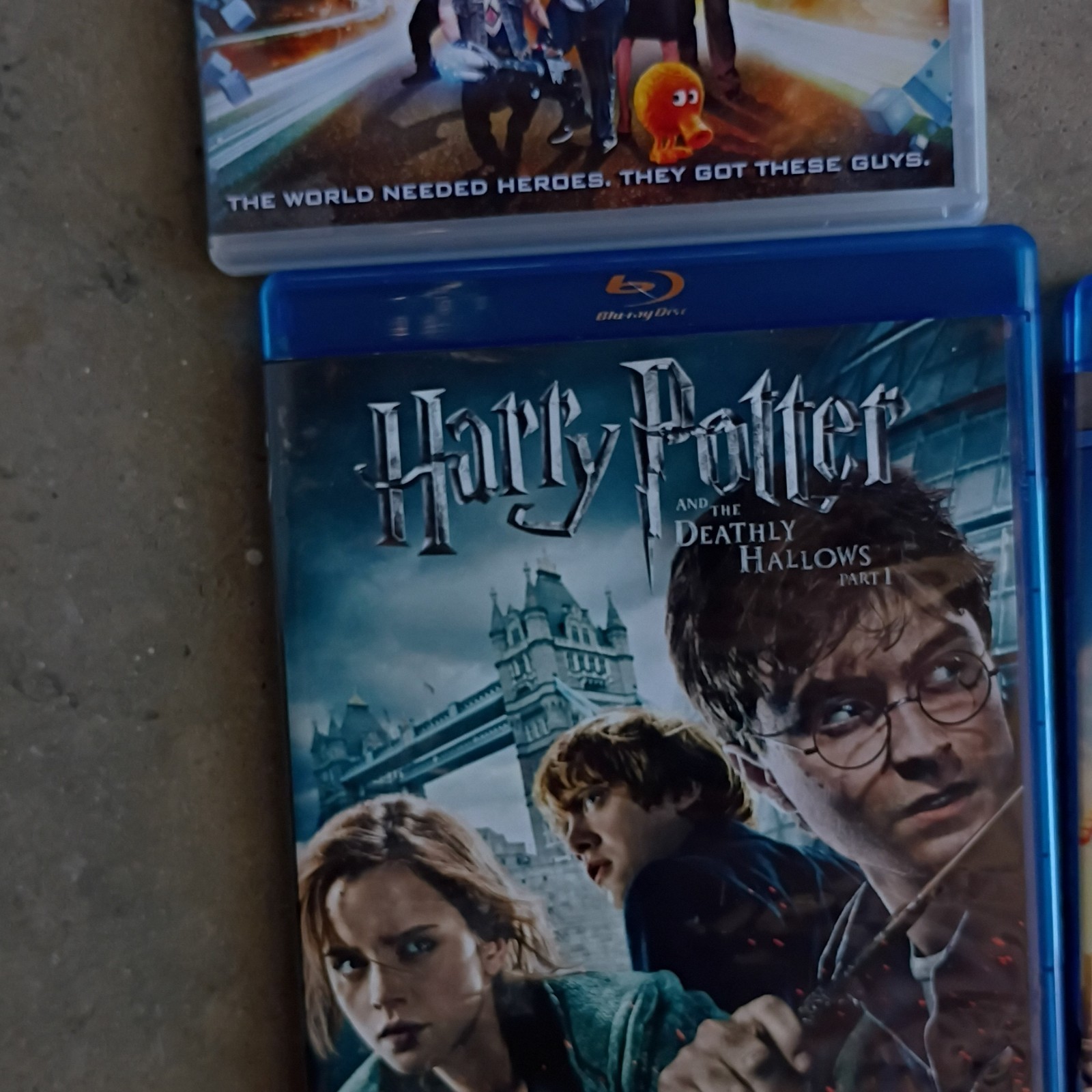 Blu-ray Movie Lot Pixels 3D Edition Harry Potter, Free Guy