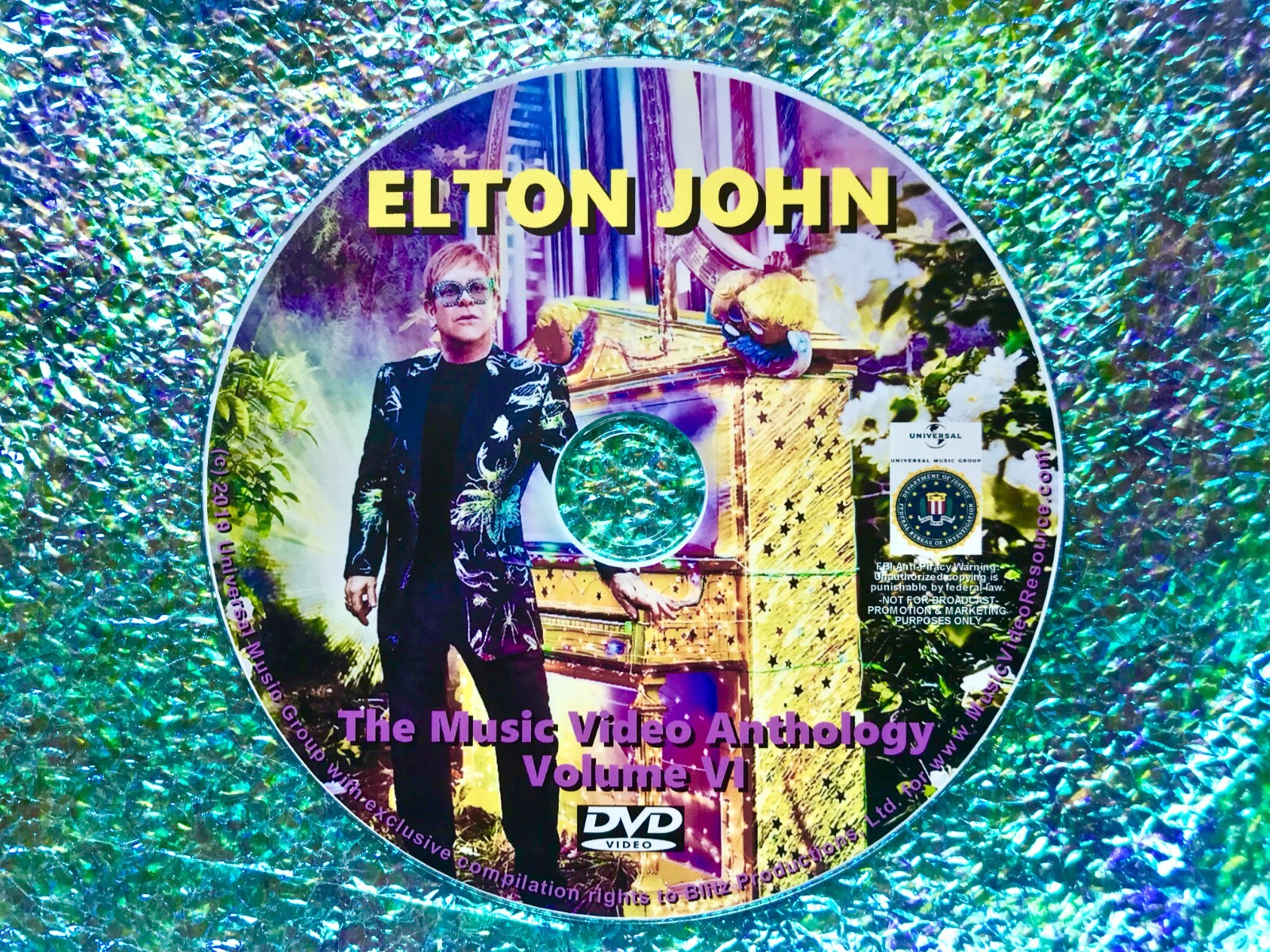ELTON JOHN The Music Video Anthology 1969 to 2021 7 DVD Set 189 MUSIC VIDEOS