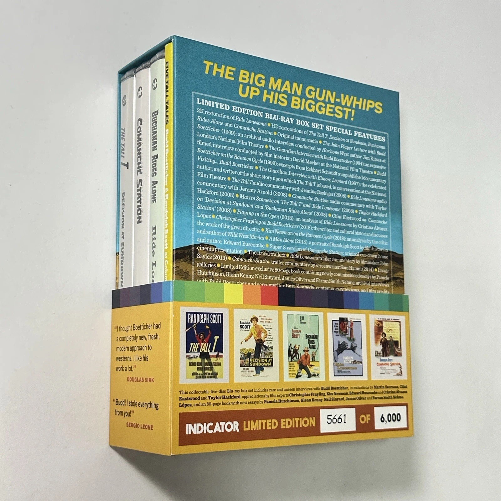 Five Tall Tales: Budd Boetticher Randolph Scott at Columbia 1957-1960 Indicator