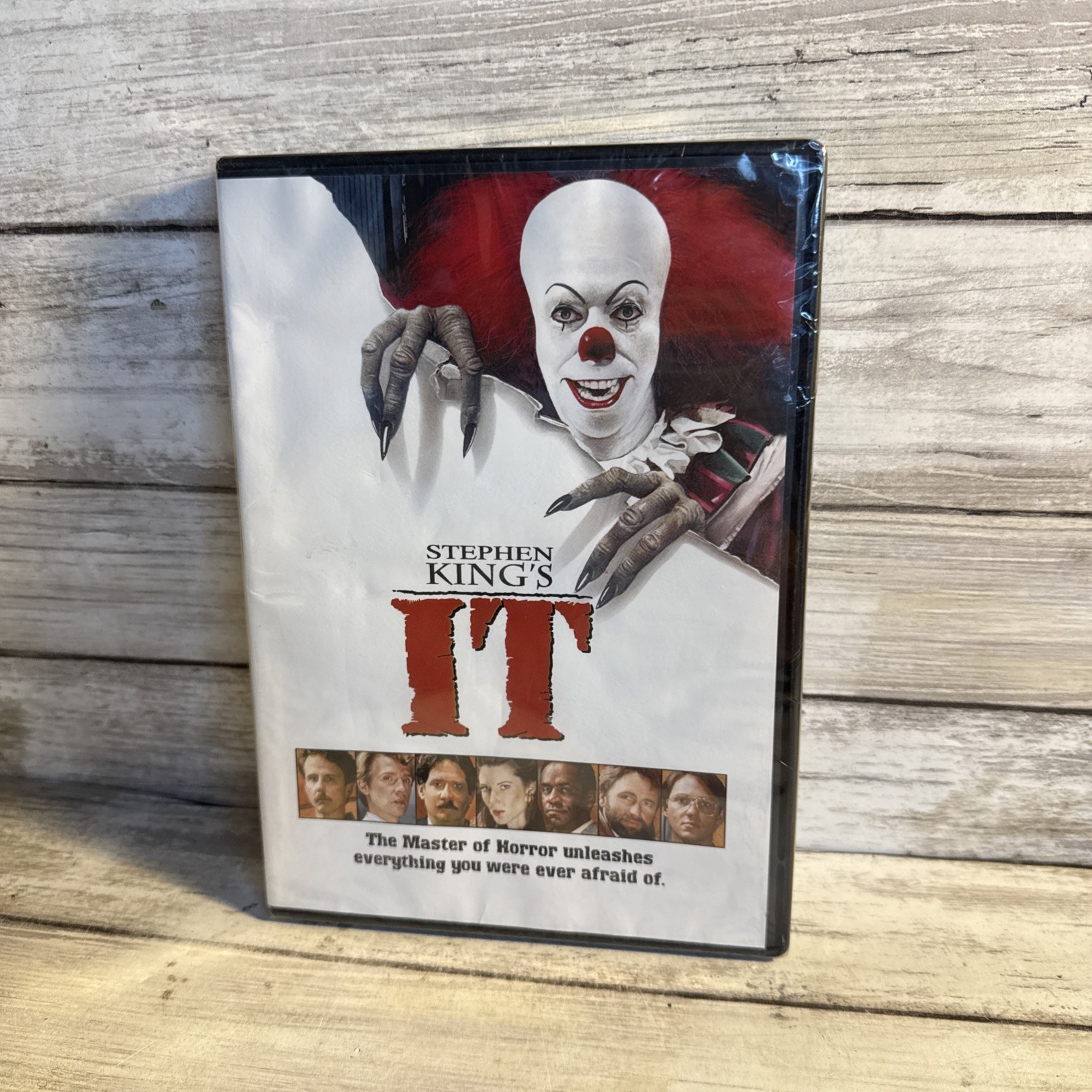New! Stephen King’s IT (DVD, 1990) Sealed Horror Classic Pennywise 187 Minutes