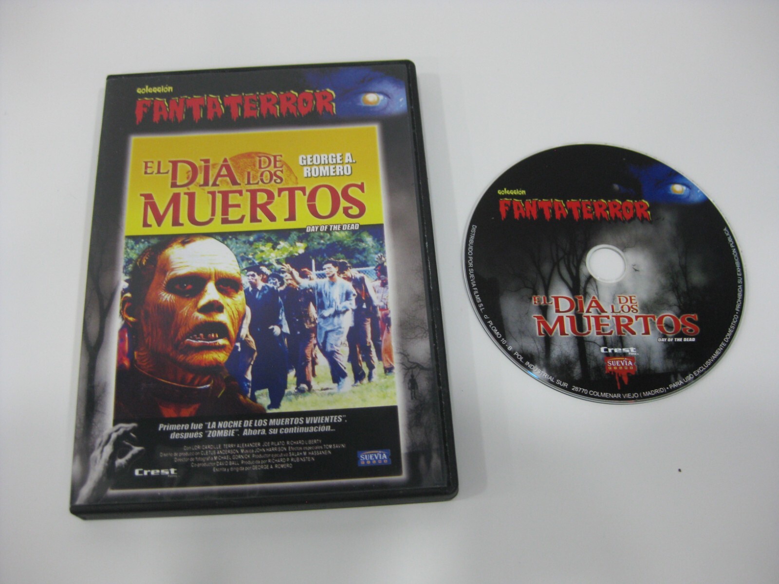 The Day Of The Dead DVD Lori Cardille Terry Alexander (Box 113)