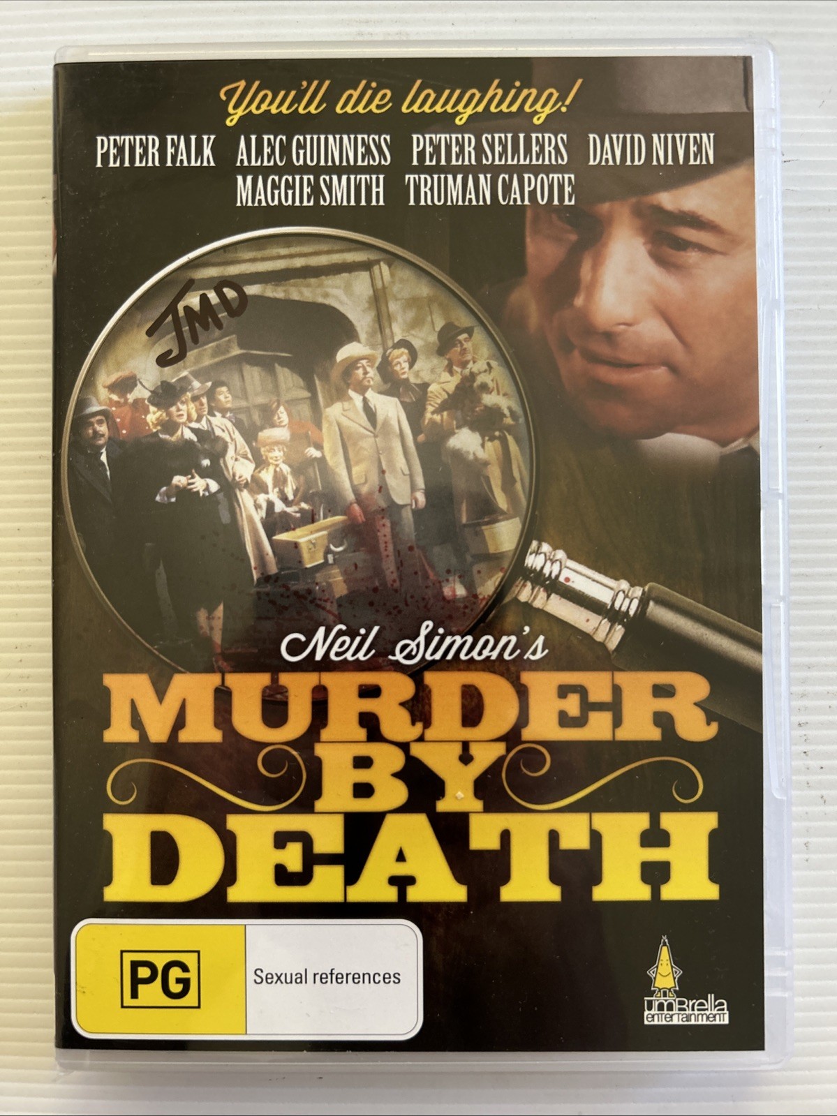 DVD – MURDER BY DEATH (1976) R4 – Peter Falk – Peter Sellers