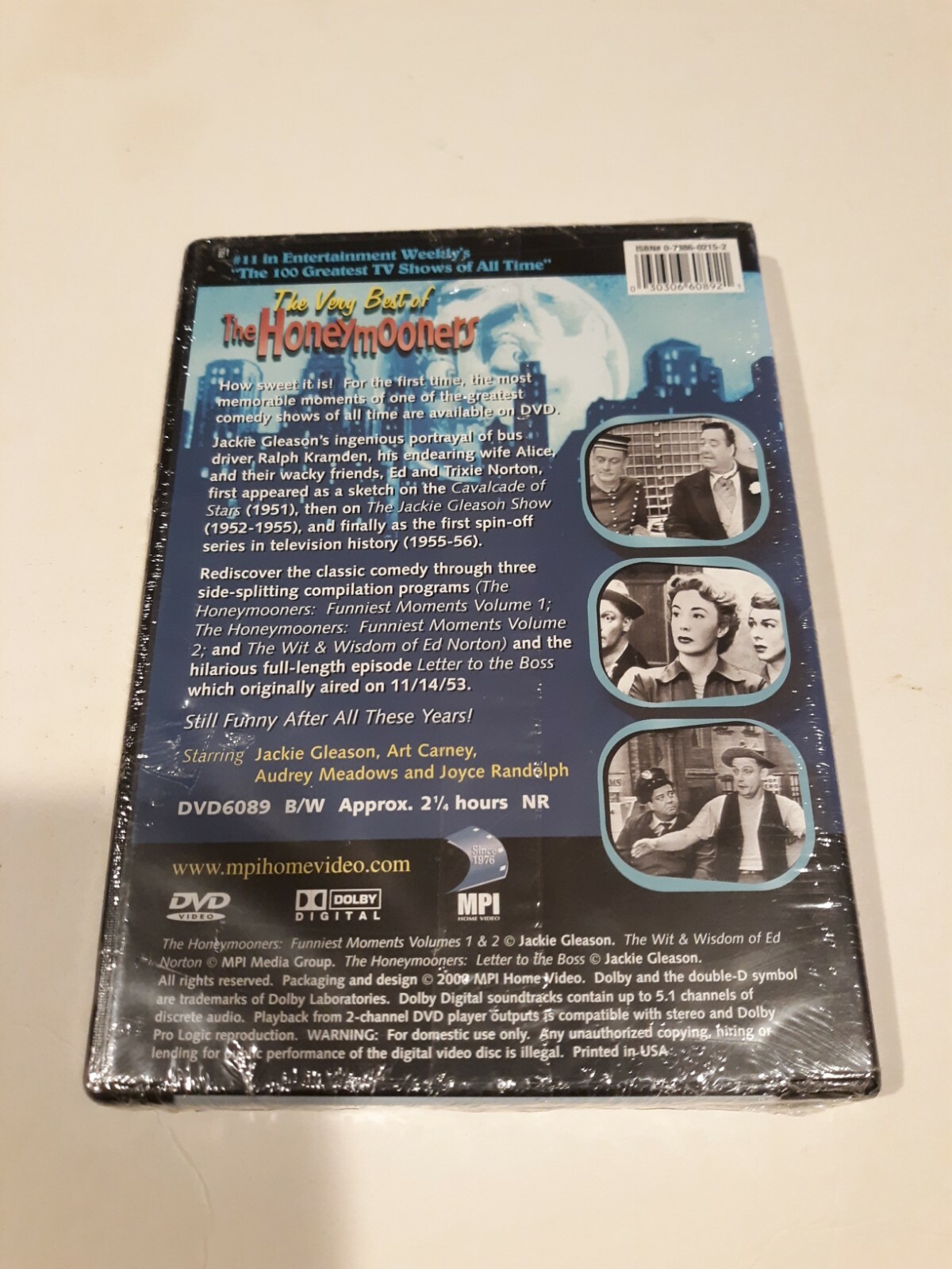 The Very Best of the Honeymooners (DVD, 2000) brand new and sealed!
