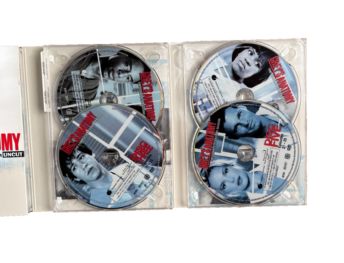 Grey’s Anatomy DVD Lot Seasons 1 2 3&5 |Medical Drama TV Series| See Description