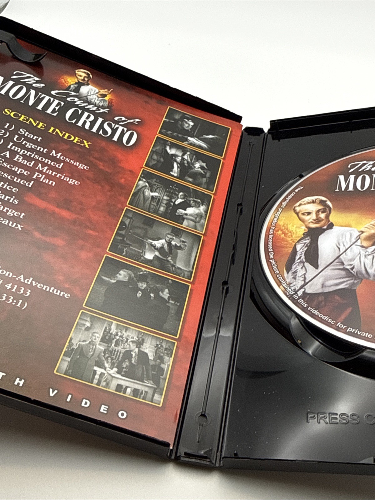 The Count of Monte Cristo (DVD, 1934) | RARE | FREE SHIPPING