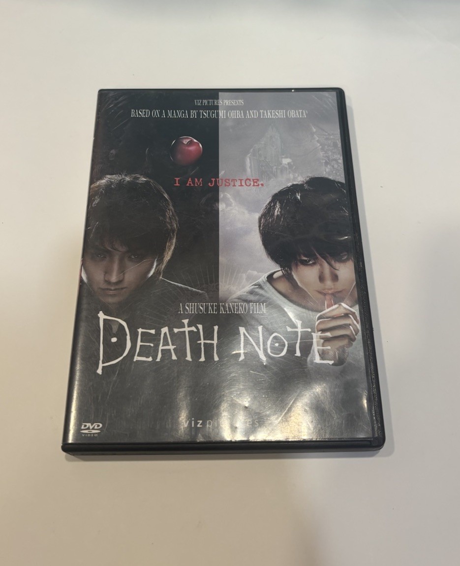 Death Note Live Action Movie DVD 2008 Edition viz media Shonen Jump anime adap