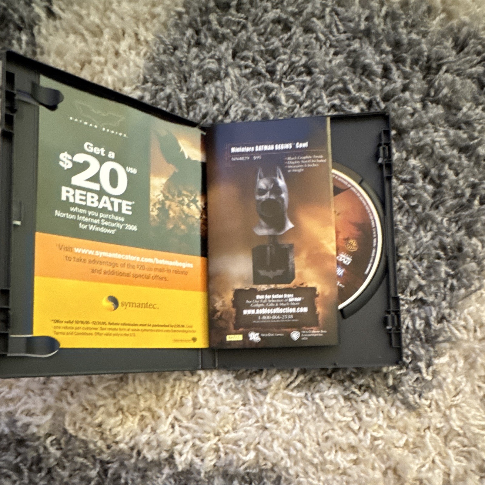 Warner Bros Batman Begins DVD Full Screen PG-13 2005 140 Min Sub Eng/Fre/Sp
