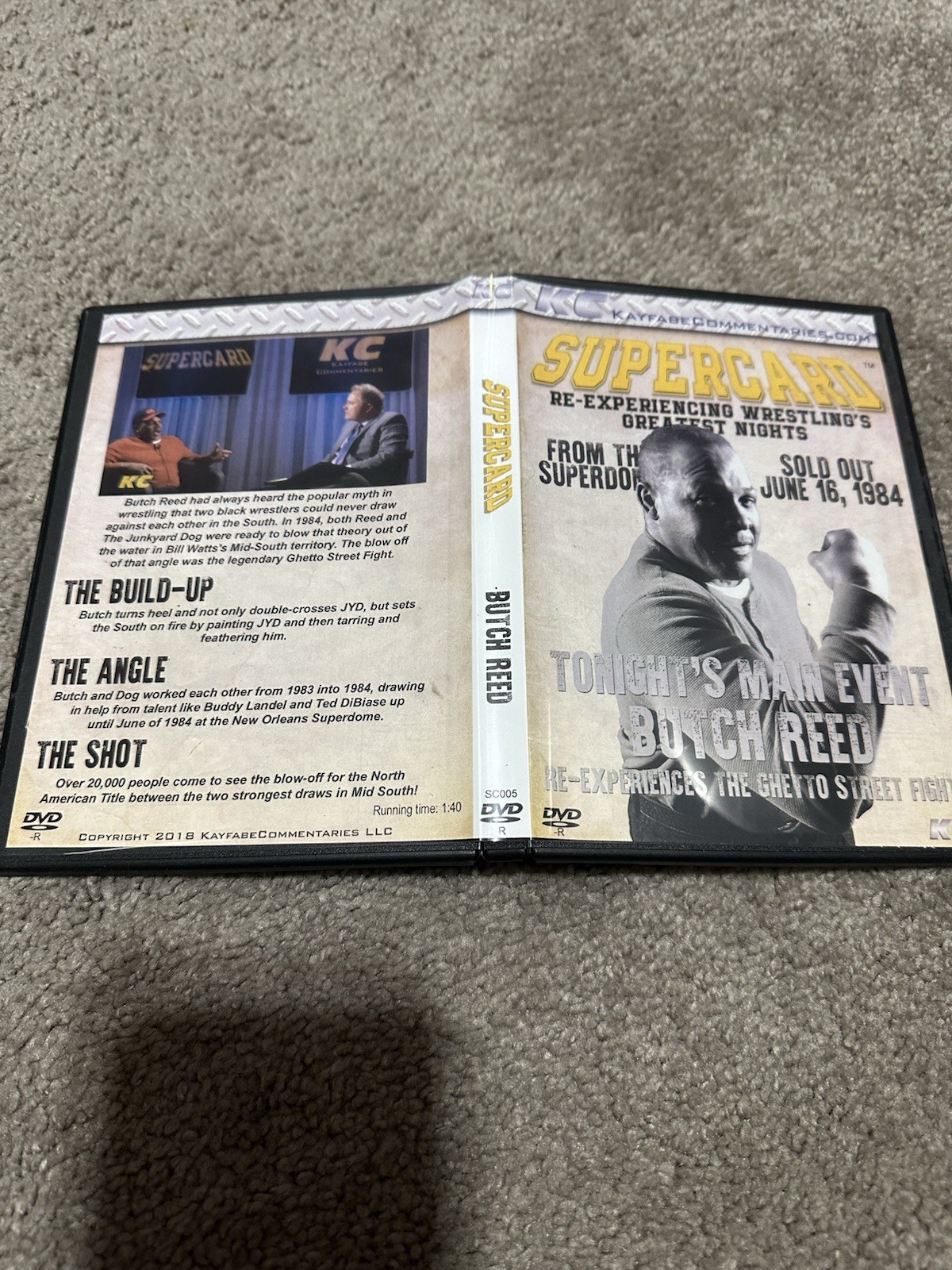 Kayfabe Commentaries Supercard: Butch Reed DVD NR 2018 140 Min
