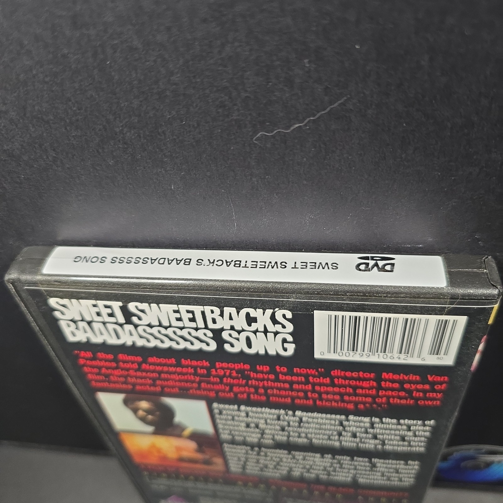Sweet Sweetback’s Baadasssss Song DVD, 1971 Action, Melvin Van Peeples, Bonus