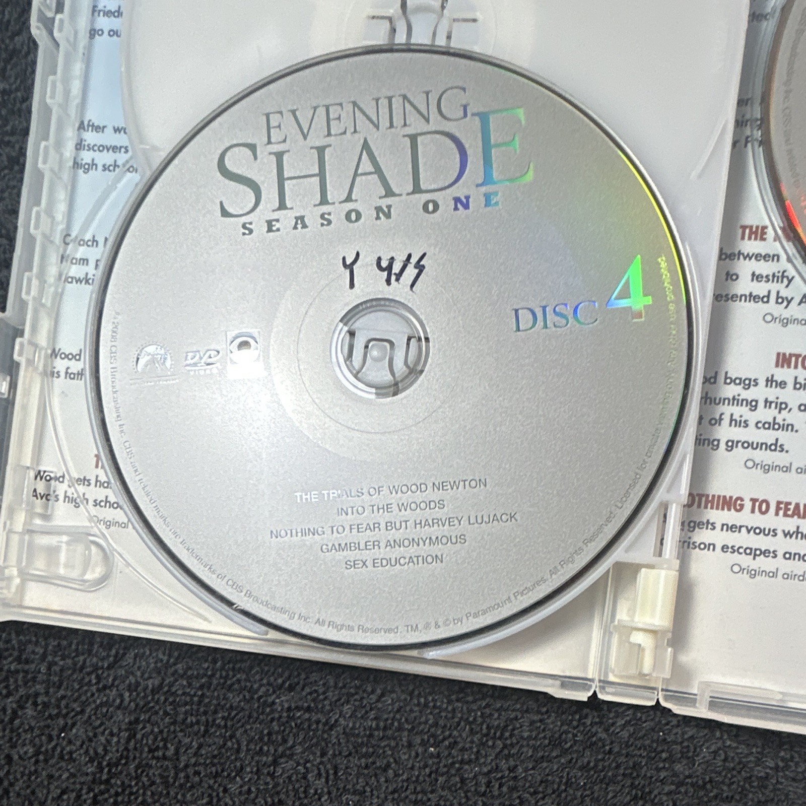 Paramount Evening Shade Season 1 DVD 5-Disc Burt Reynolds NR 2008 NTSC