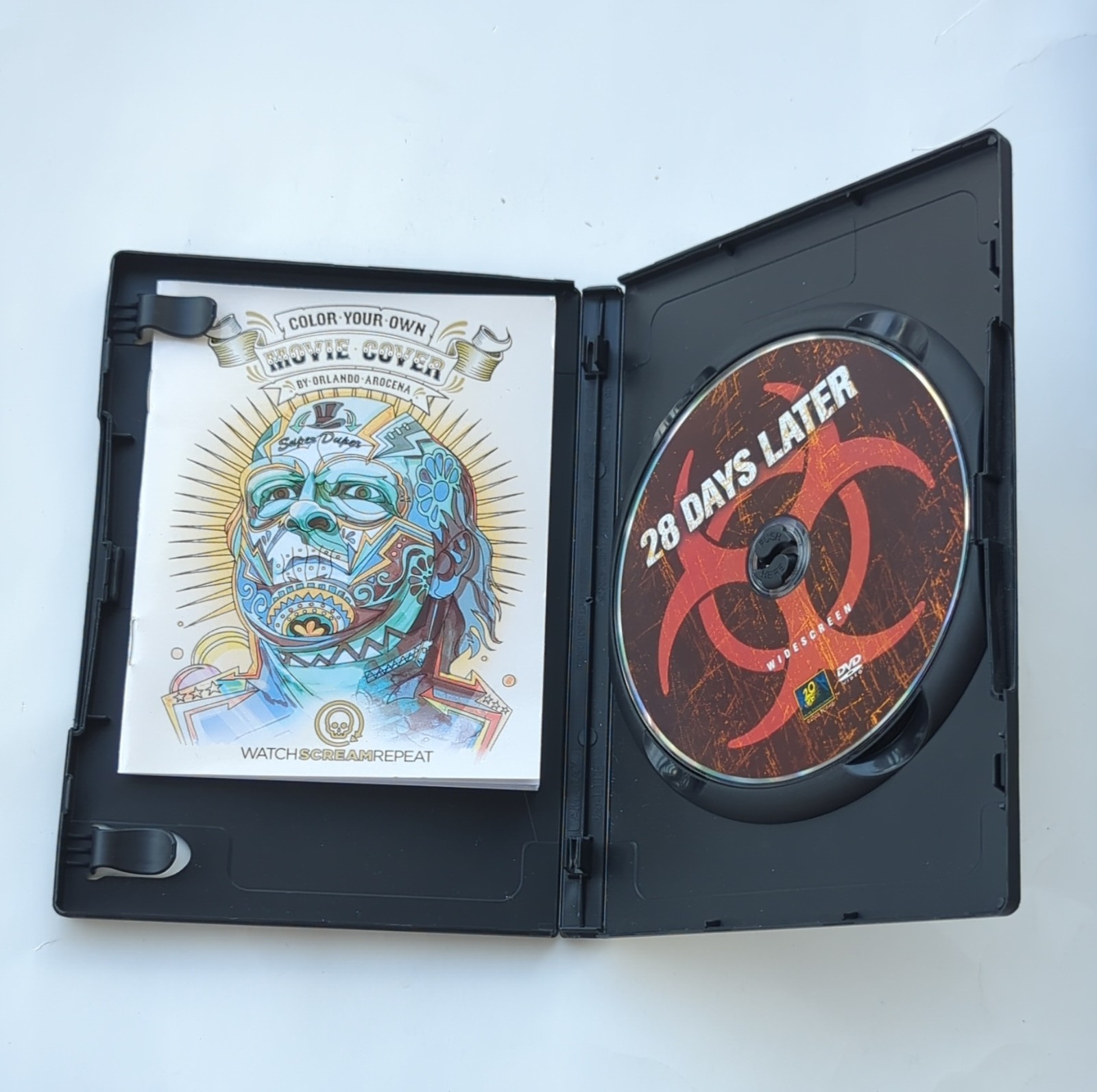 28 Days Later DVD Walmart Exclusive + Coloring Book Alternate Cover Art 2003 HTF