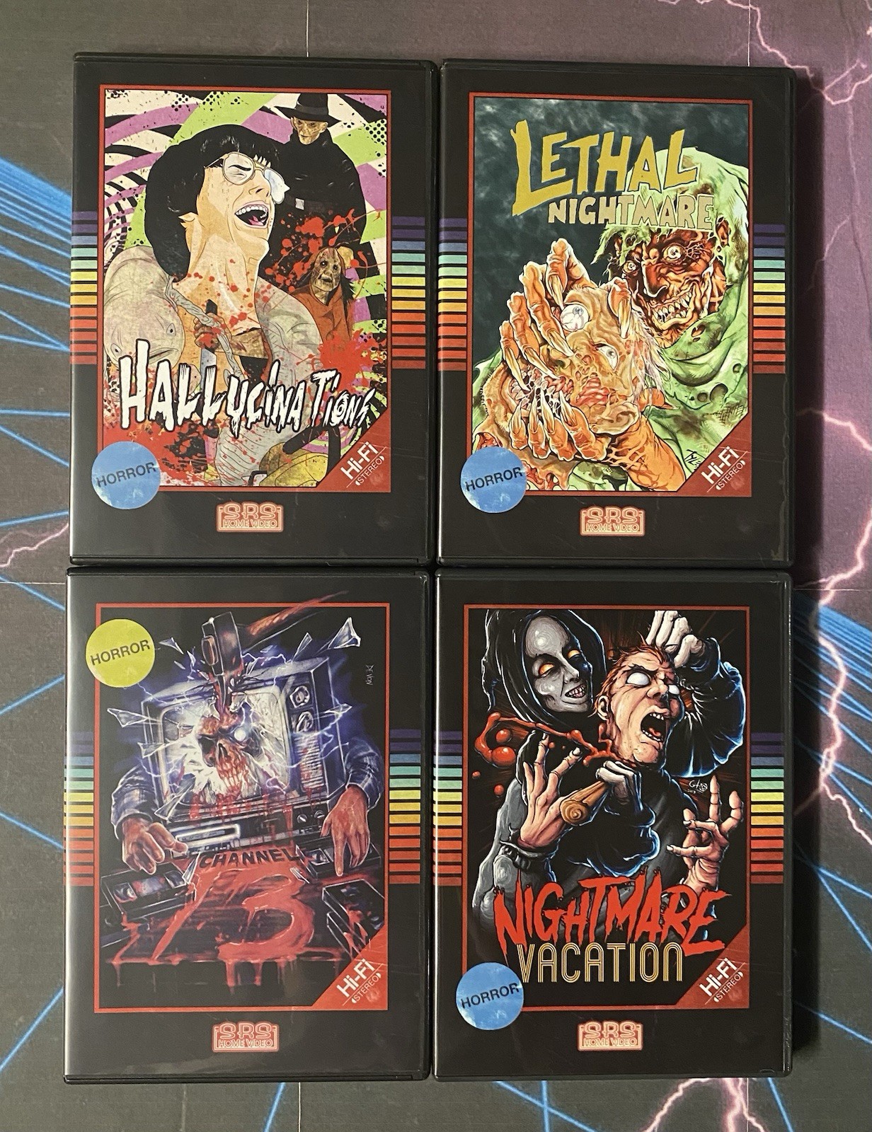 Polonia Brothers SOV Horror DVD Lot Hallucinations Channel 13 Lethal Nightmare