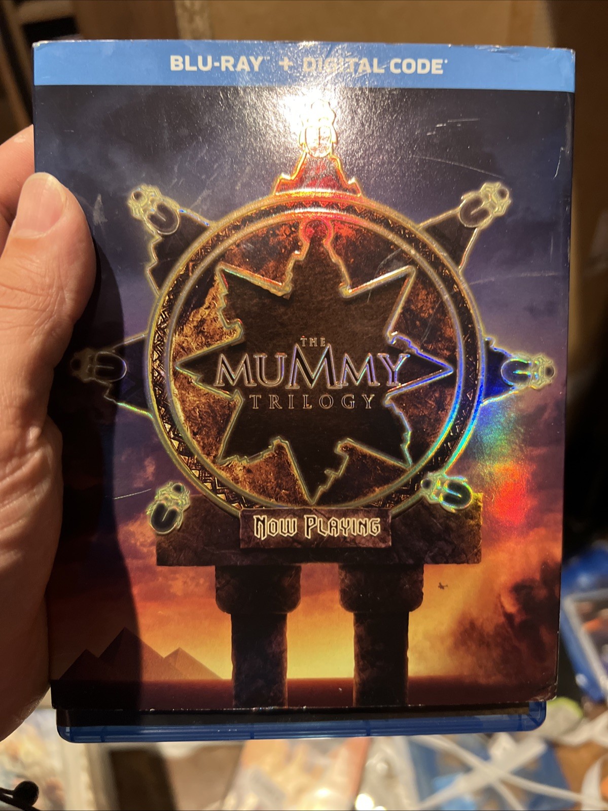 The Mummy Trilogy (Blu-ray + DIGITAL DVD) W/ Slipcover, Brendan Fraser, Dwayne J