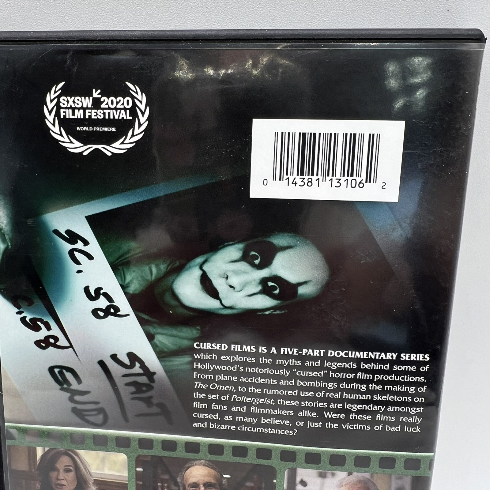 Cursed Films (DVD) The Myths & Legends Behind Poltergeist, Omen, Exorcist, Crow