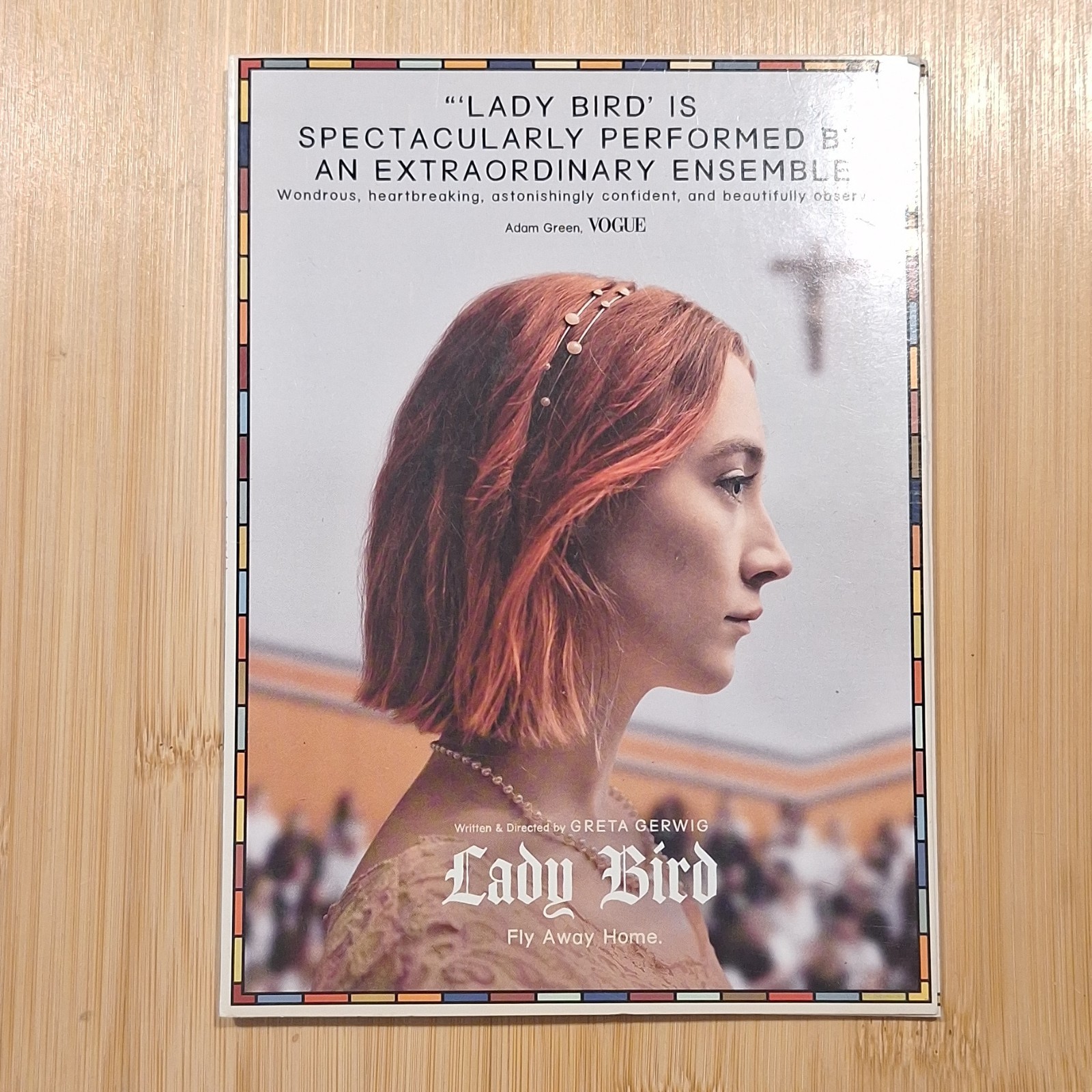Lady Bird DVD Saoirse Ronan Greta Gerwig A24 NTSC 93min Cardboard Sleeve