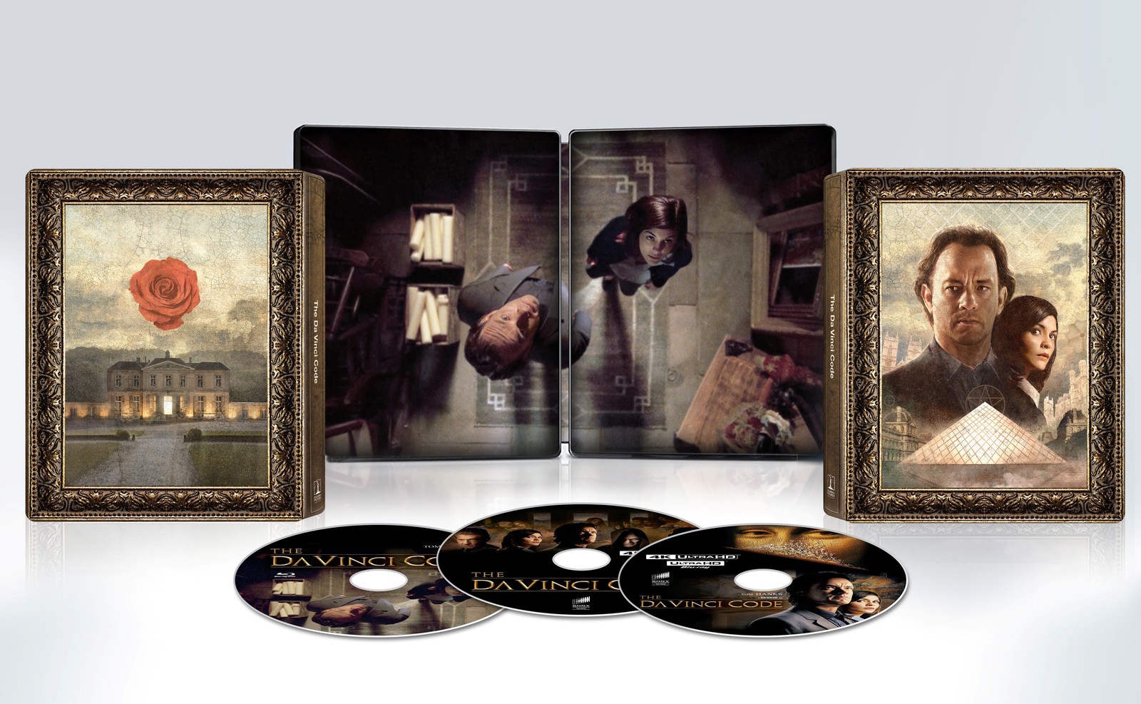 Steelbook The Da Vinci Code (4K UHD + Blu-ray + Digital) NEW