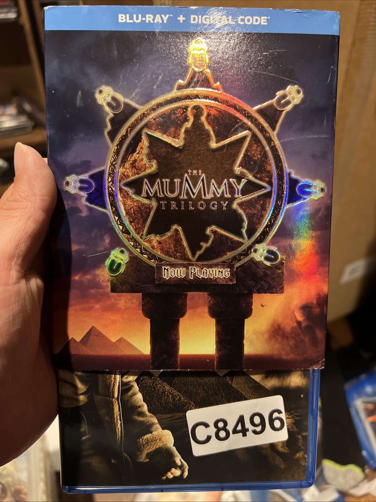 The Mummy Trilogy (Blu-ray + DIGITAL DVD) W/ Slipcover, Brendan Fraser, Dwayne J