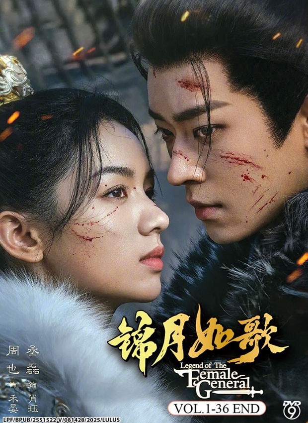 Chinese Drama DVD Legend Of The Female General (Ep1-36 End) English Subtitle