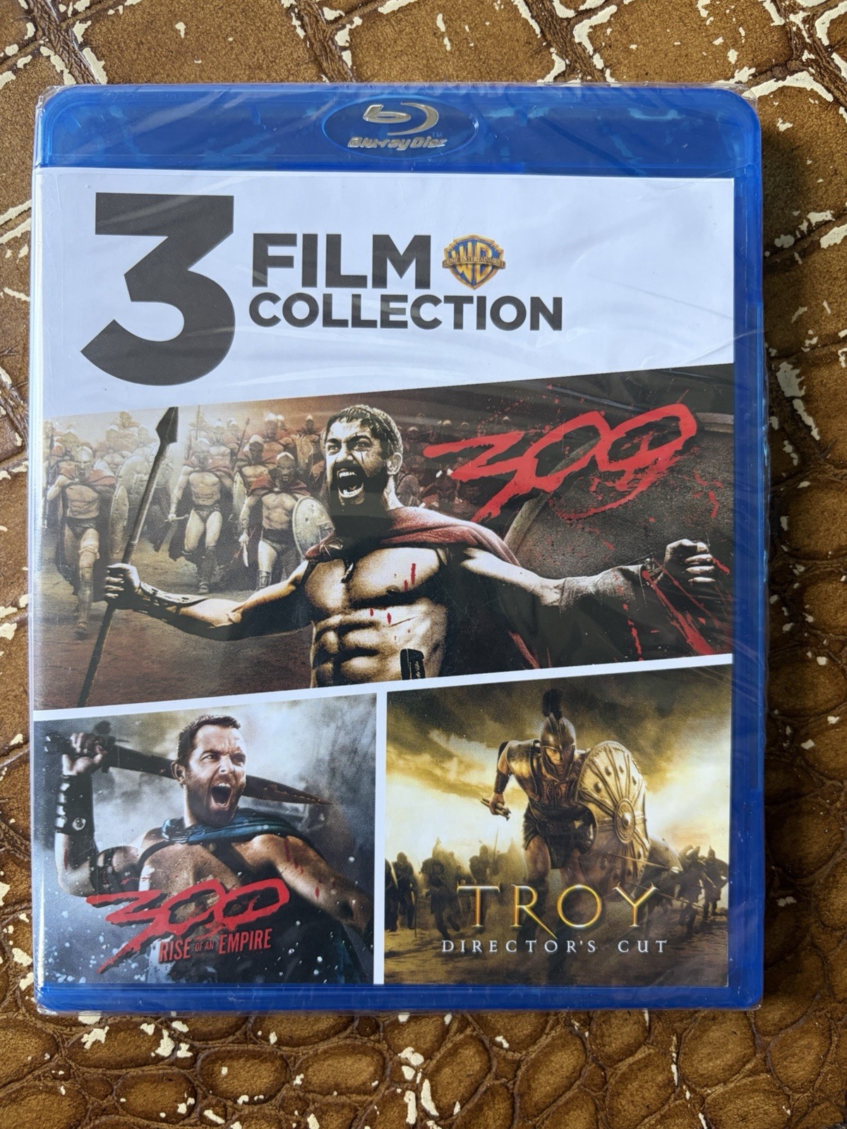 300 / 300: ROE / Troy: DC (Blu-ray, 3 Disc) Brand New/Sealed, 3 Film Collection