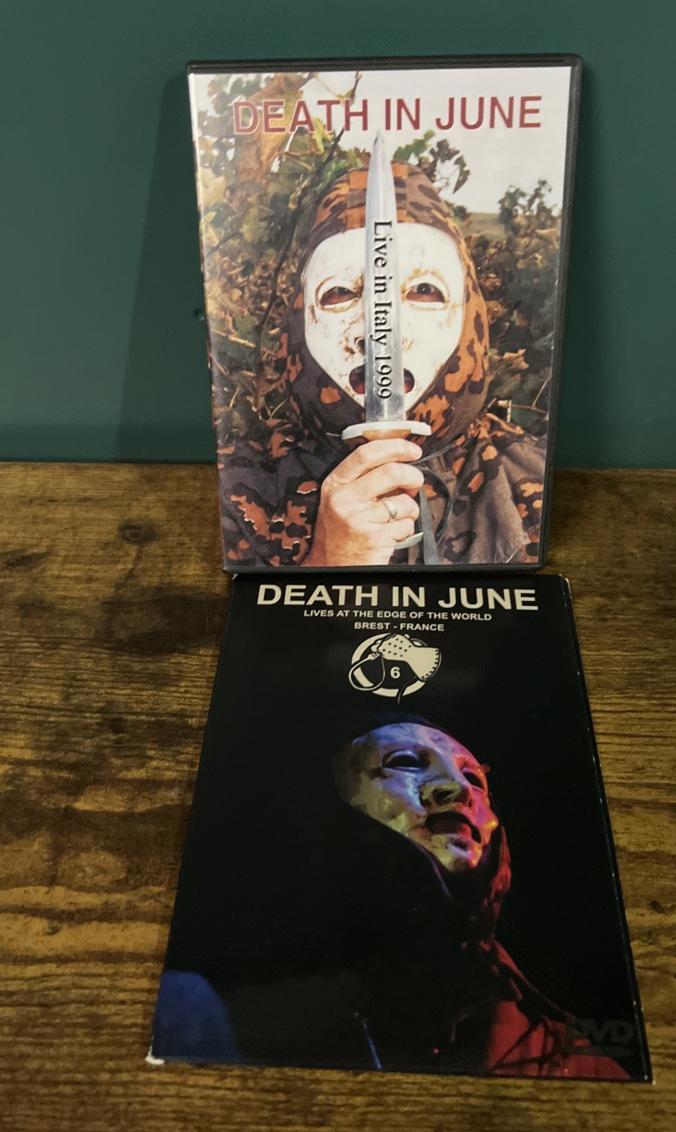 Death In June 2 Live DVD Italy 1999 France Posters Included In Both