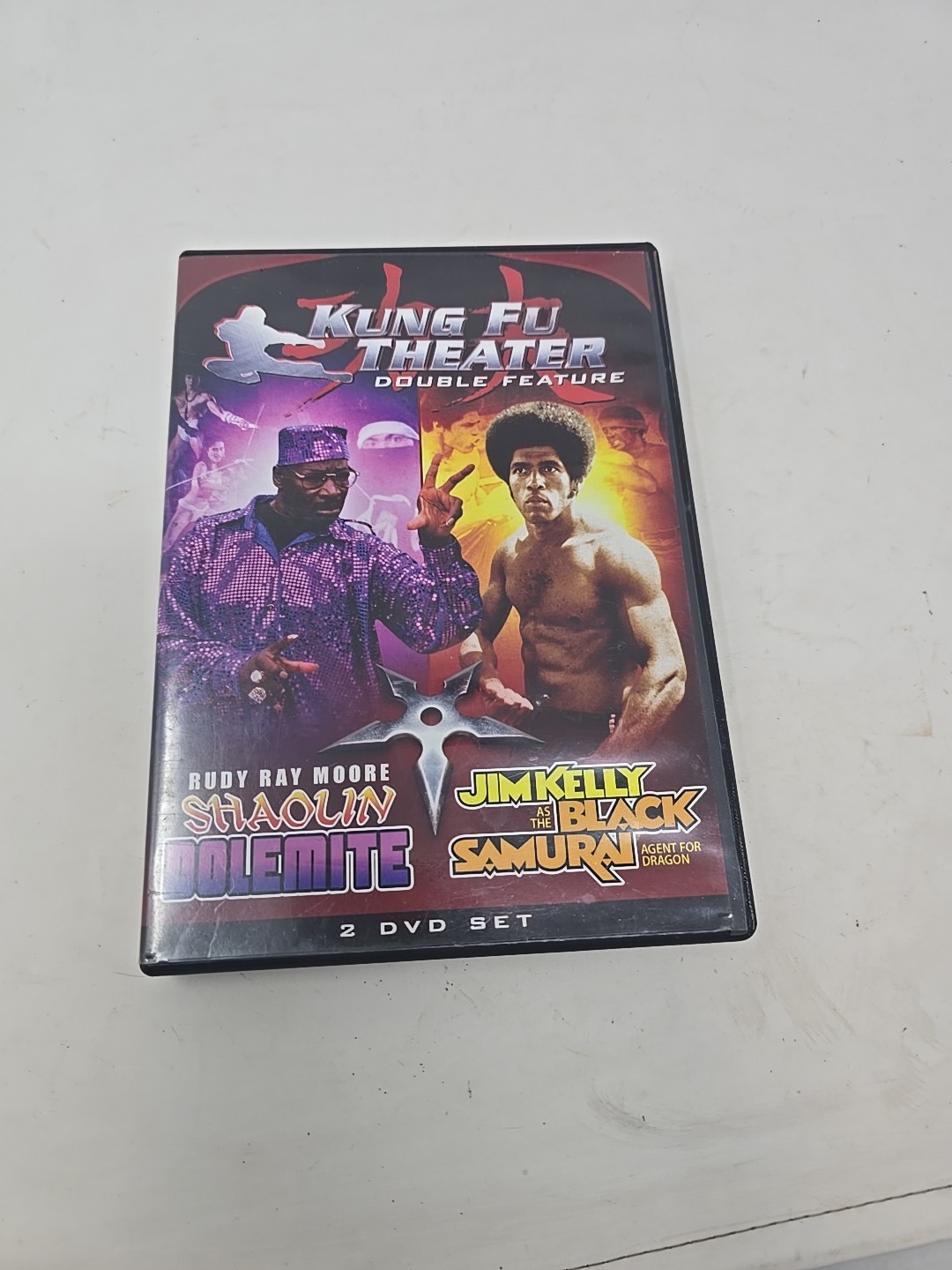 Kung Fu Theater Double Feature Shoalin Dolemite And Black Samurai