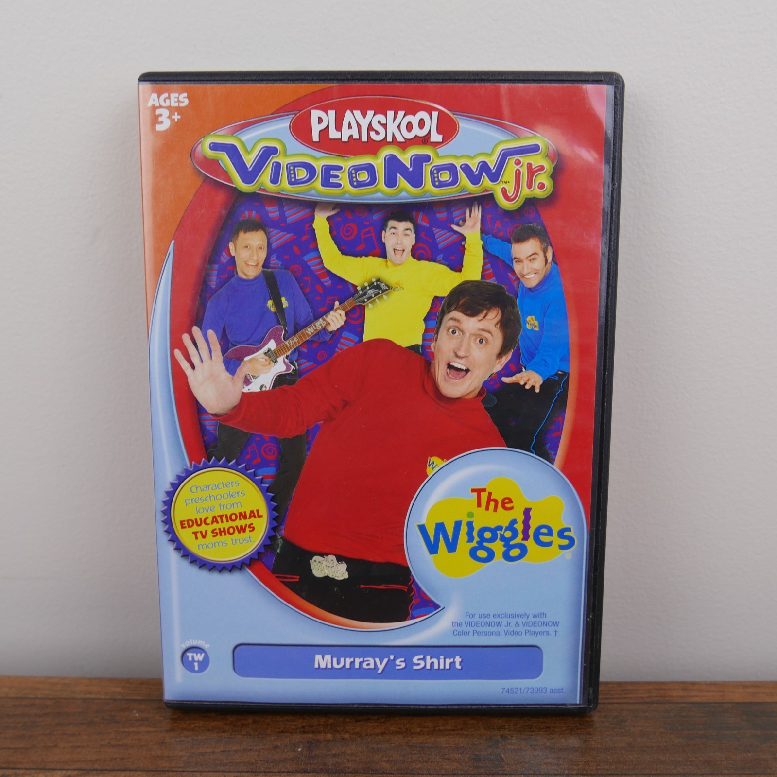 Video Now The Wiggles Murray’s Shirt PVD Disc Good Condition Playskool Video
