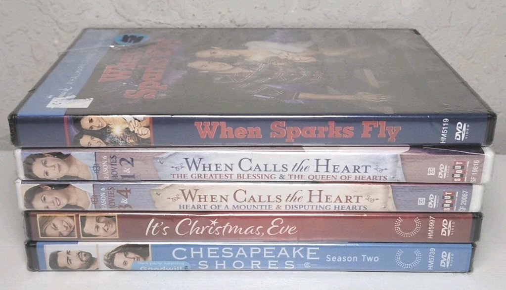 Lot Of 5 Hallmark DVDs Brand New B202