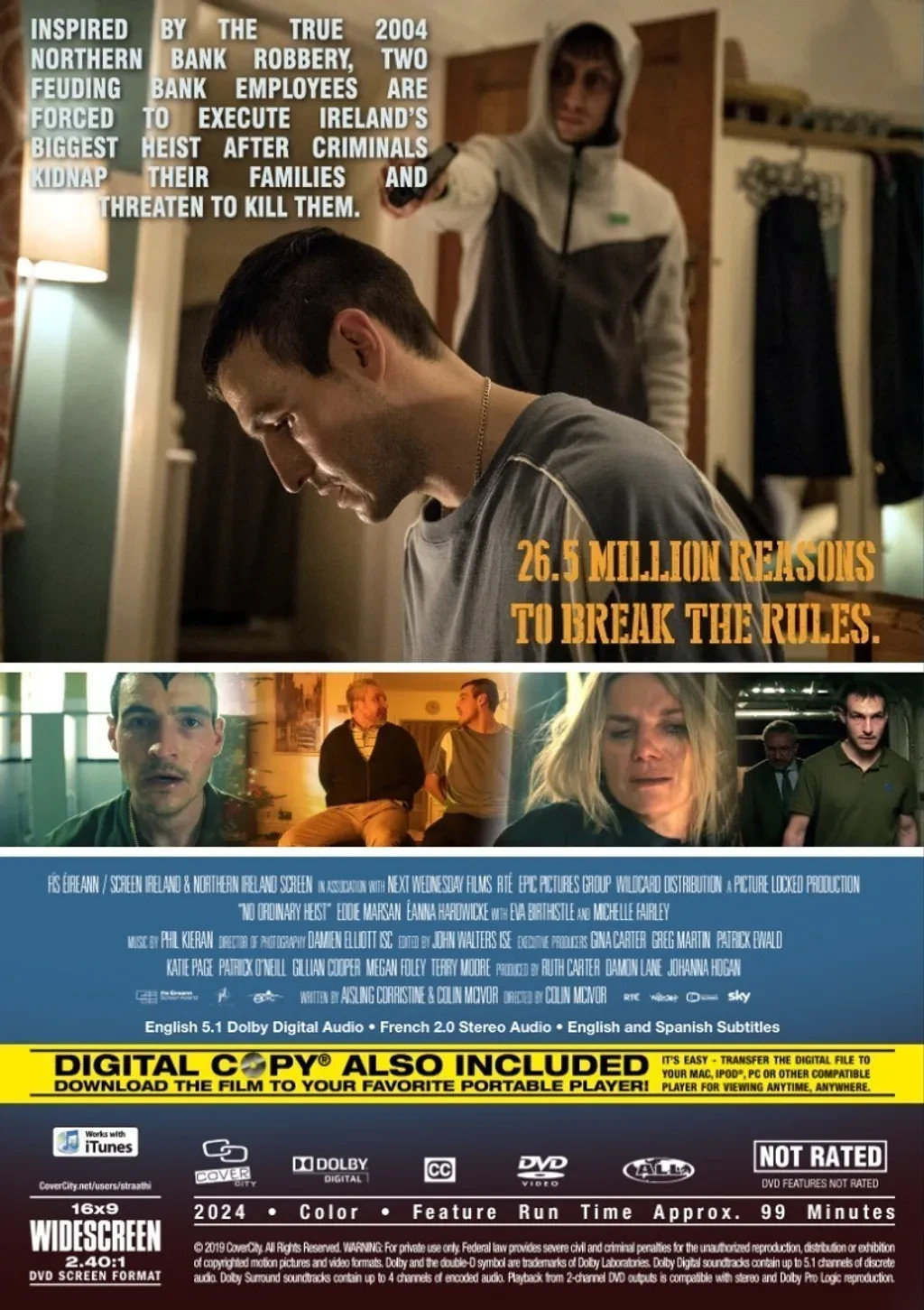 No Ordinary Heist DVD | Crime Thriller Drama | Region Free Eng Subs