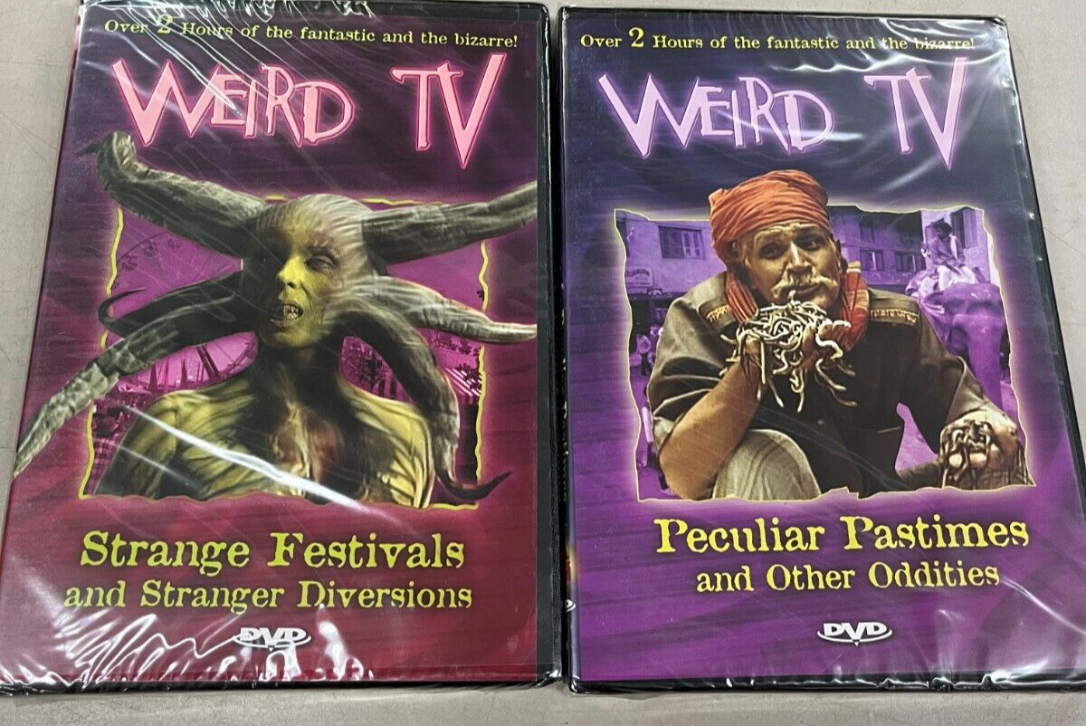 Weird TV: Peculiar Pastimes & Strange Festival (DOUBLE PACK) **BRAND NEW**