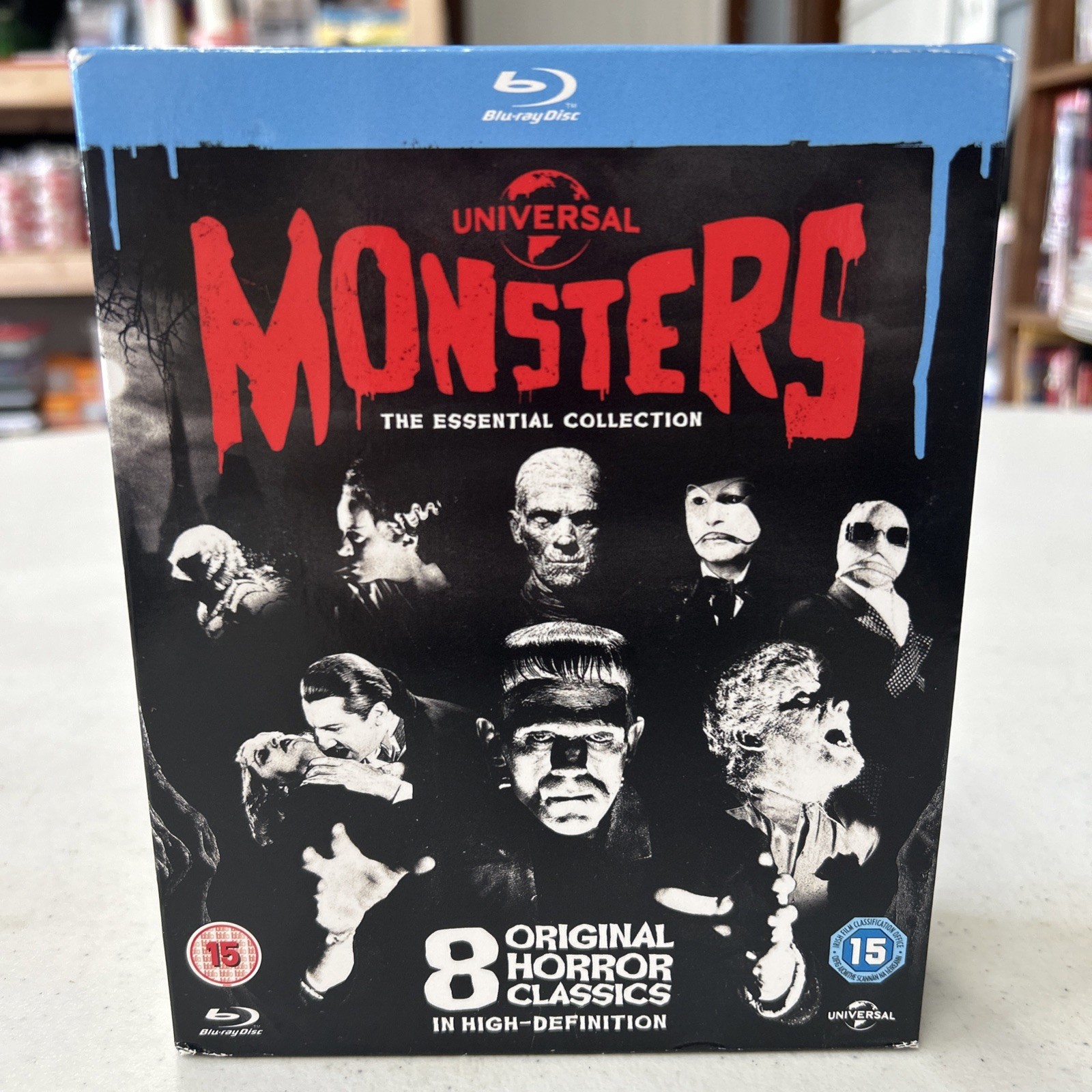 Universal Monsters BLU-RAY 8 Classics Disc Box Set Essential Collection. {107}.