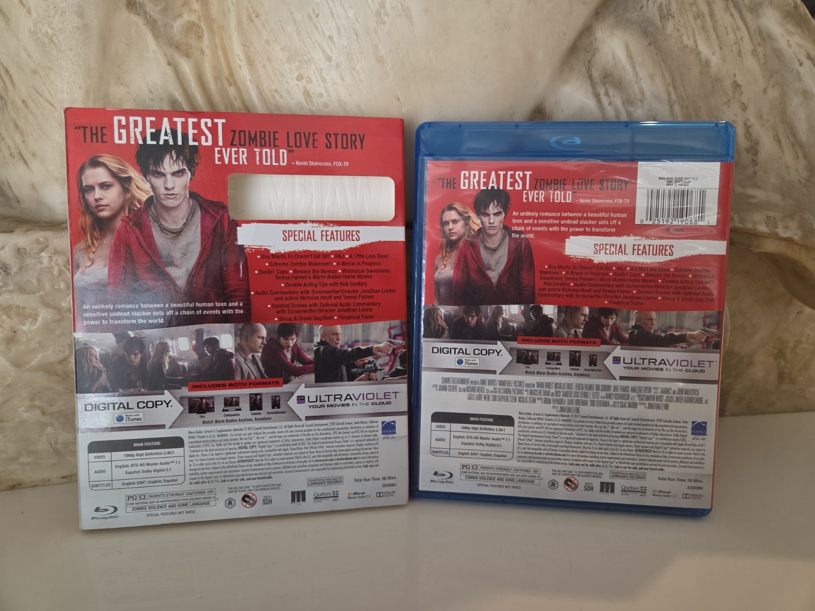 Warm Bodies (Blu-Ray) with Slipcover