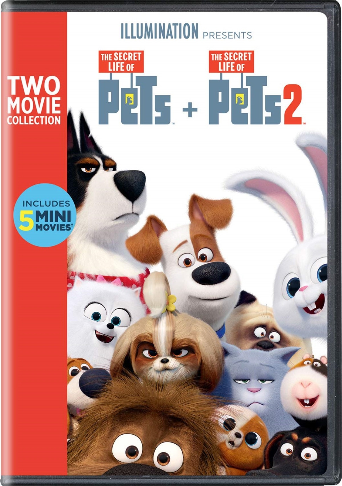 The Secret Life of Pets 1 & 2 DVD Louis C.K. NEW