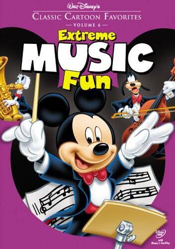 Classic Cartoon Favorites, Vol. 6 – Extreme Music Fun – DVD – GOOD