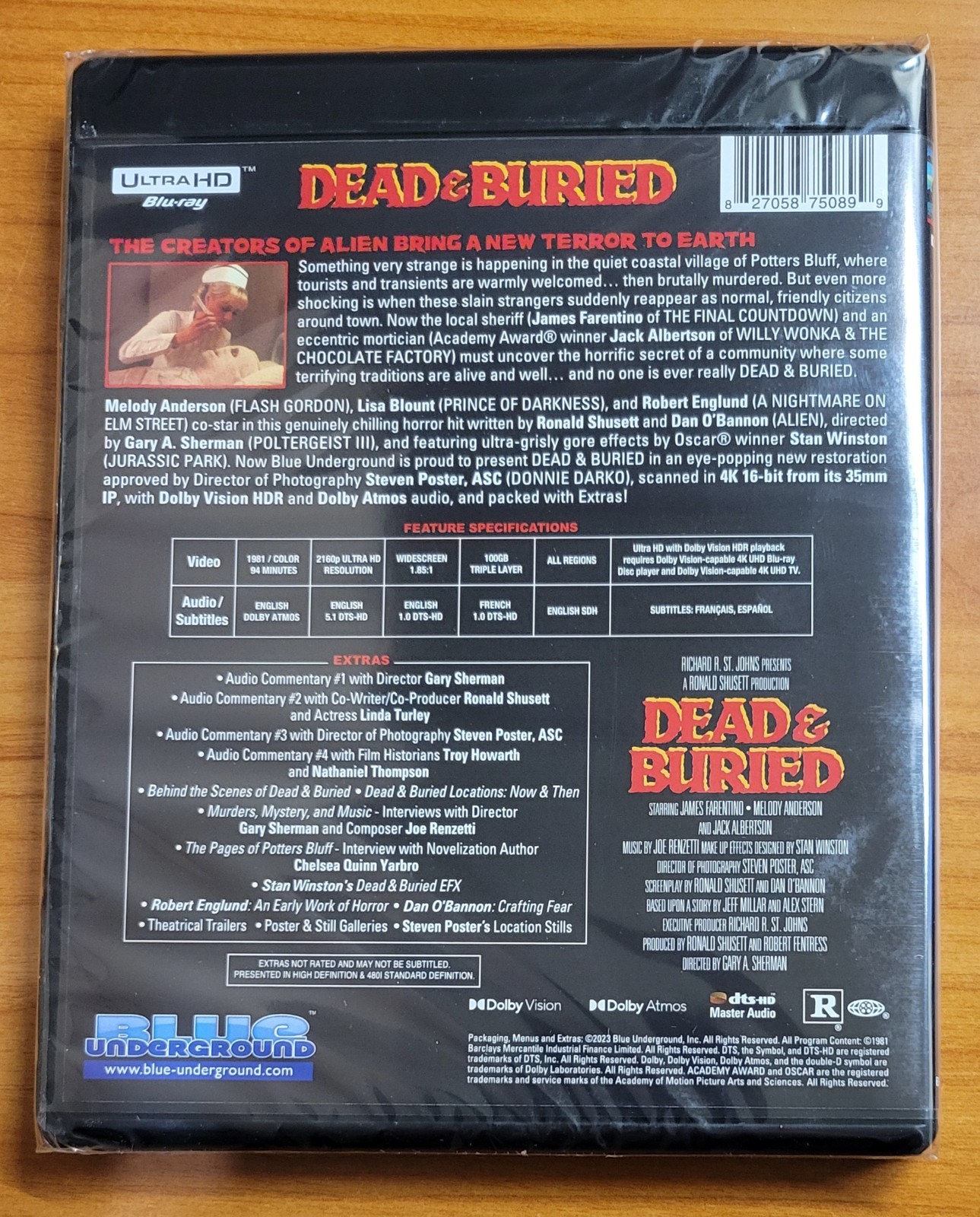 Dead & Buried (1981) 4K Ultra HD – Standard Edition – Blue Underground