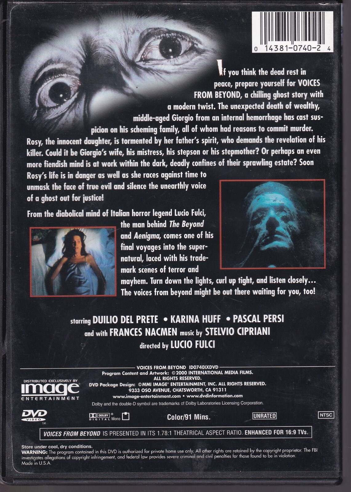 Voices From Beyond [DVD] 2000 [F4]