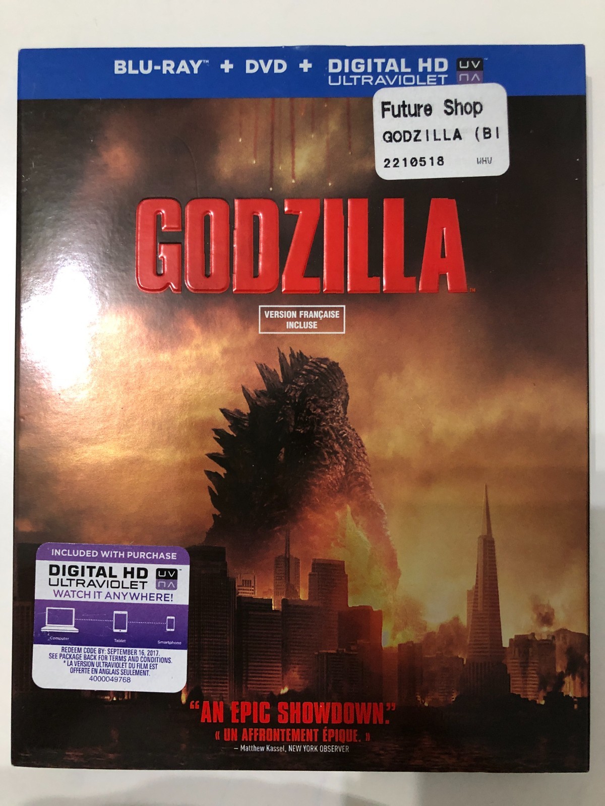 Godzilla (2014) Blu-ray | Action | Legendary Pictures | Gareth Edwards | LN
