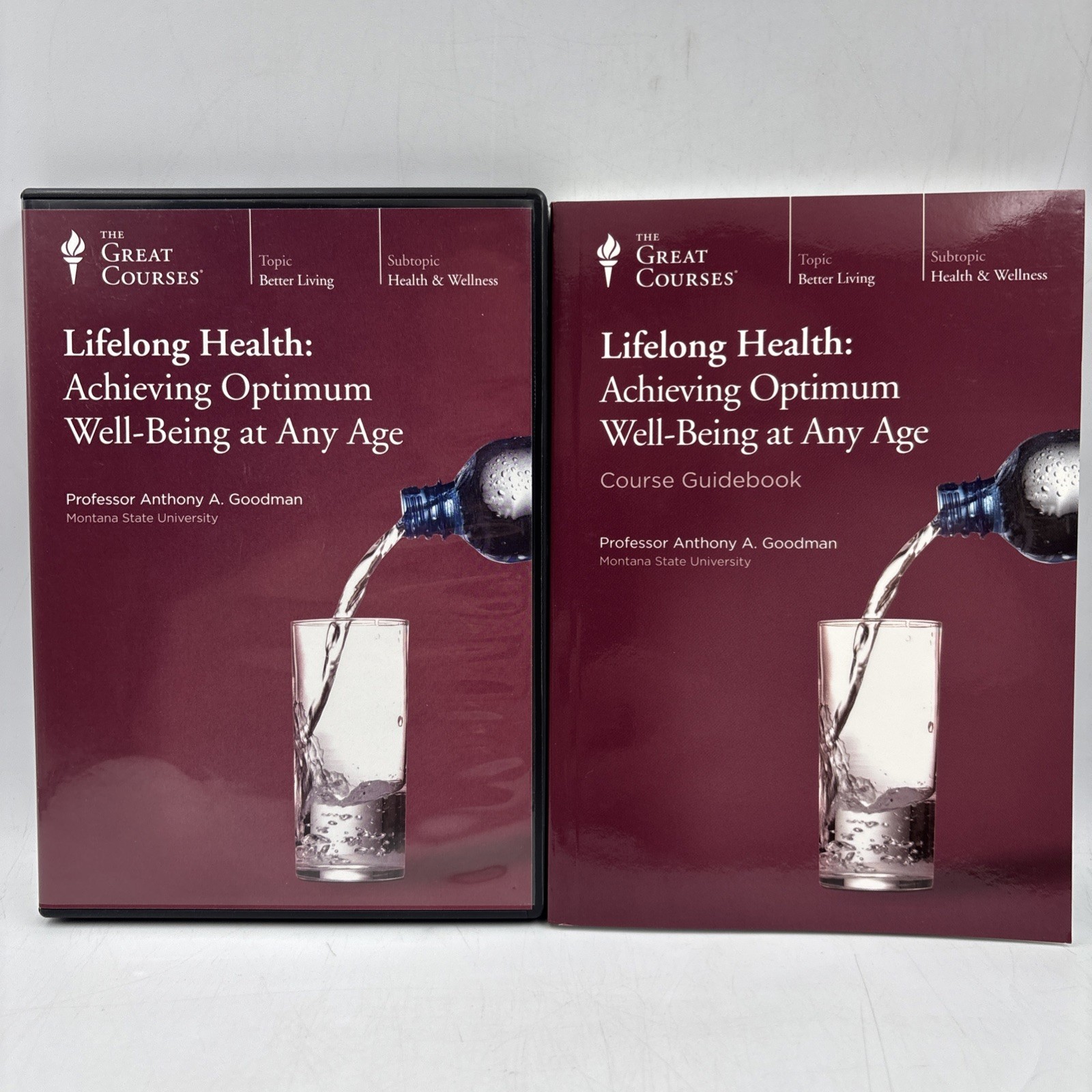 Great Courses Lifelong Health Achieving Optimum Well-Being At Any Age DVDs/Guide