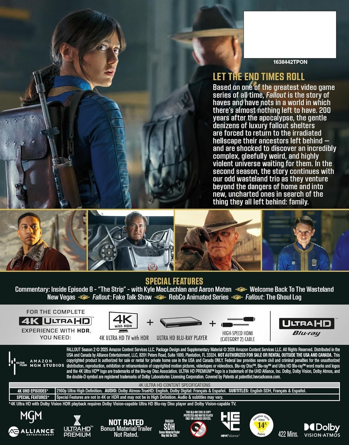 Fallout: Complete Second Season (4K UHD Exclusive Steelbook)