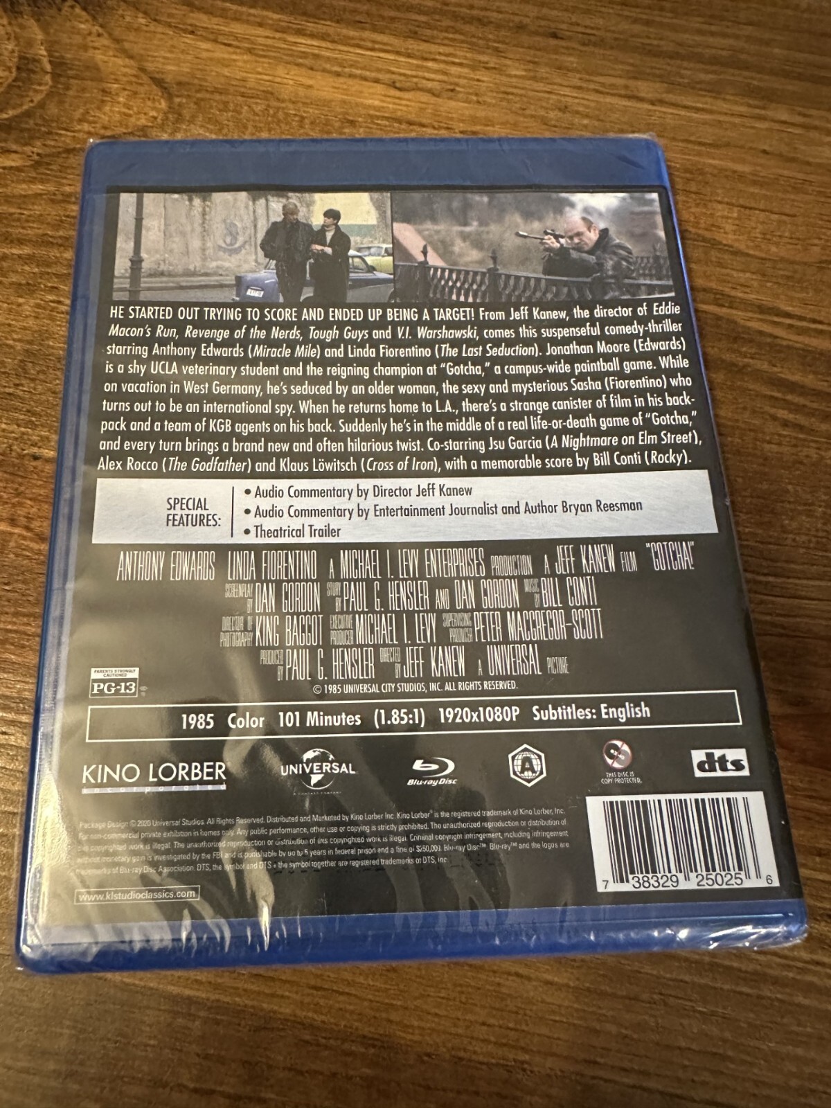 Gotcha Bluray Brand New Factory Sealed Kino Lorber